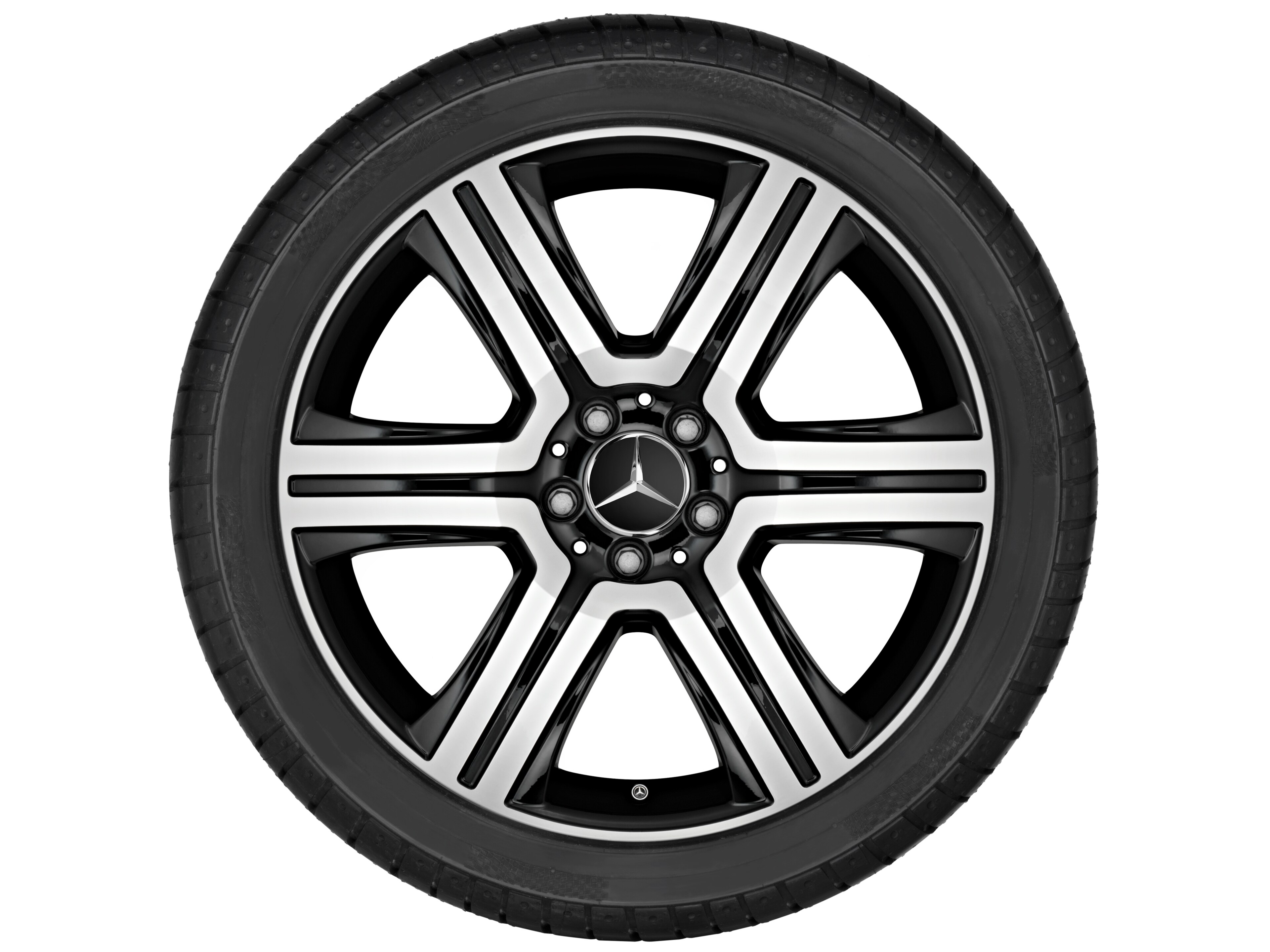 6-Speichen-Rad, 48,3 cm (19 Zoll), glanzgedre