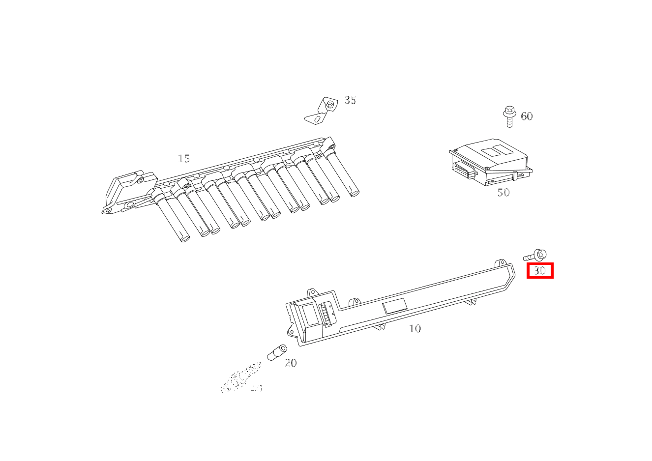 Sechsrundschraube ZUENDSPULE AN ZYLINDERKOPFHAUBE; M6X40 S 600 Limousine (langer Radstand) 220 Sechsrundschraube ZUENDSPULE AN ZYLINDERKOPFHAUBE; M6X40 S 600 Limousine (langer Radstand) 220