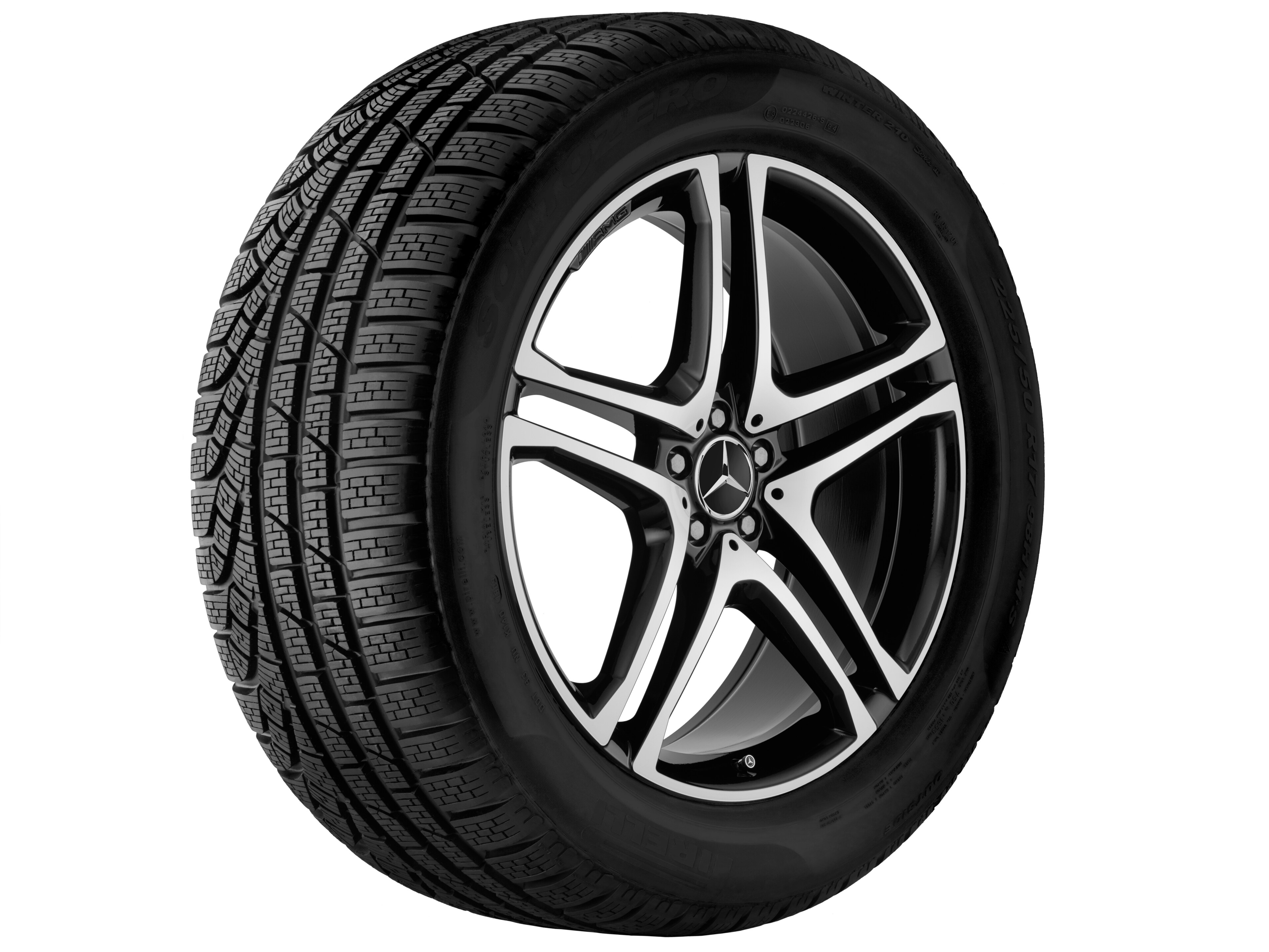 Mercedes-Benz - AMG 5-Doppelspeichen-Rad, 55,9 cm (22 Zoll) AMG 5-Doppelspeichen-Rad, 55,9 cm (22 Zoll)