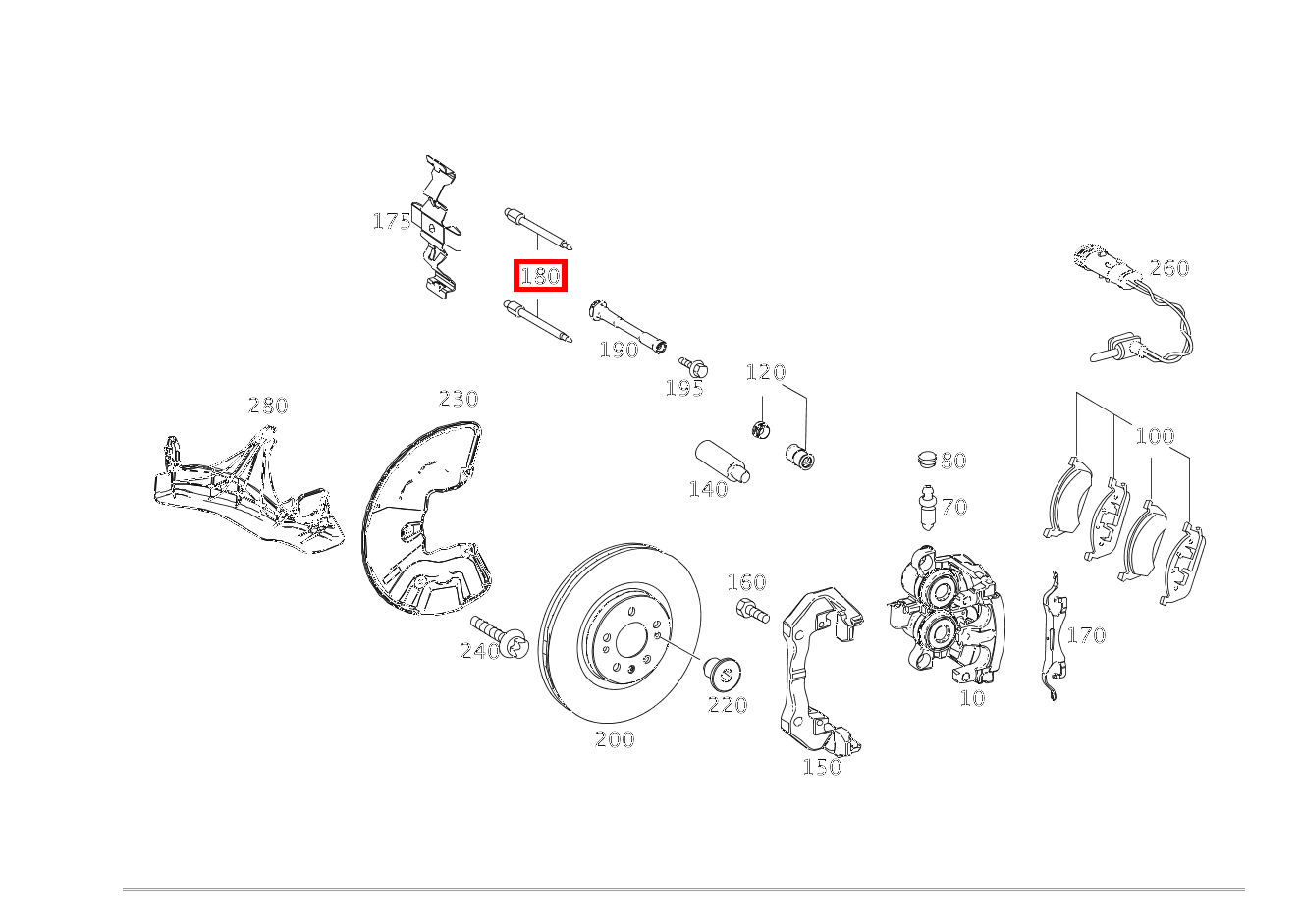 TEILESATZ FUEHRUNGSBOLZEN TEILESATZ Mercedes-AMG GLE 63 S 4MATIC Coupé 292 TEILESATZ FUEHRUNGSBOLZEN TEILESATZ Mercedes-AMG GLE 63 S 4MATIC Coupé 292
