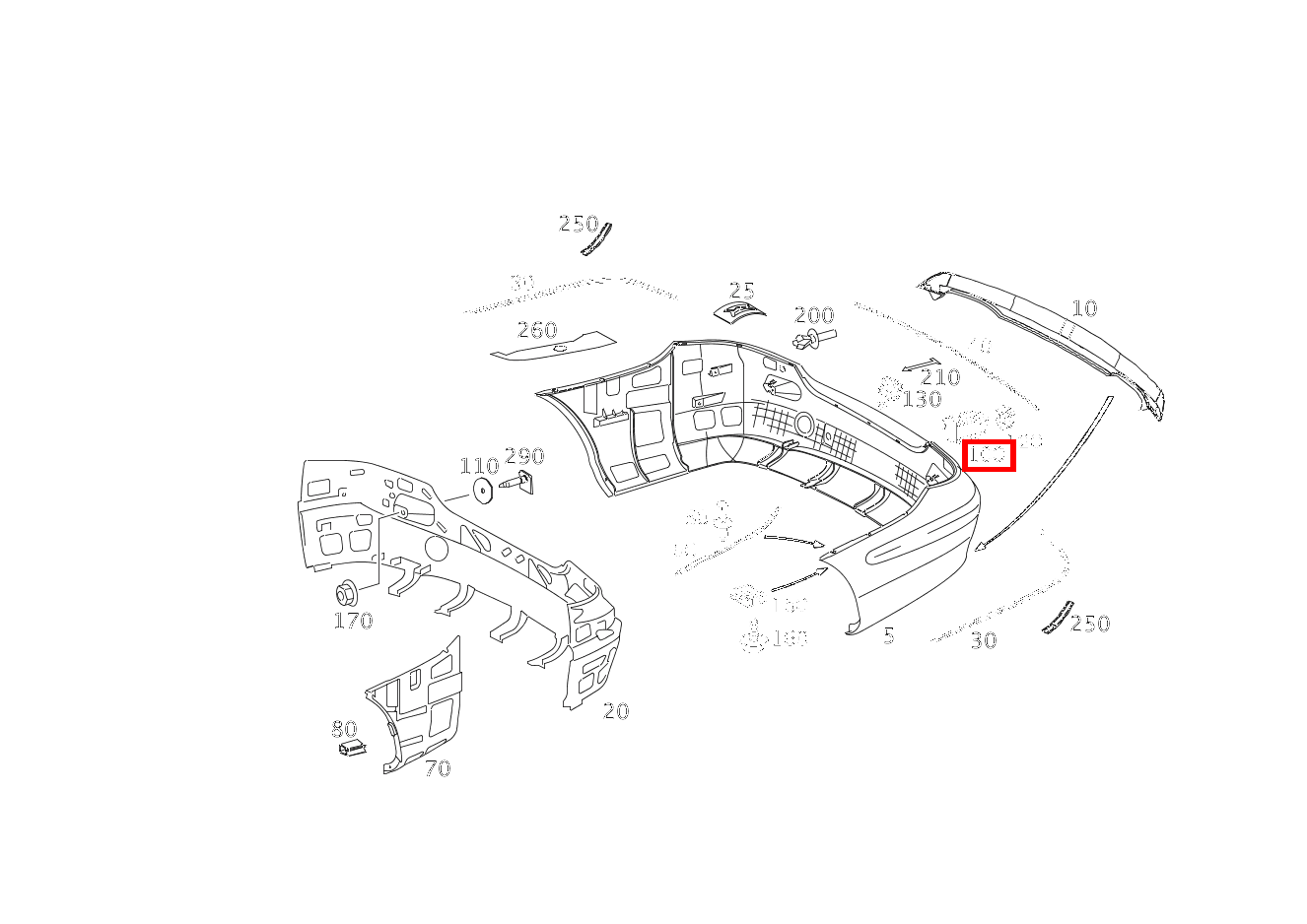 ABSTANDSSENSOR PARKTRONIC-SYSTEM CLK 63 AMG Cabriolet 209 ABSTANDSSENSOR PARKTRONIC-SYSTEM CLK 63 AMG Cabriolet 209