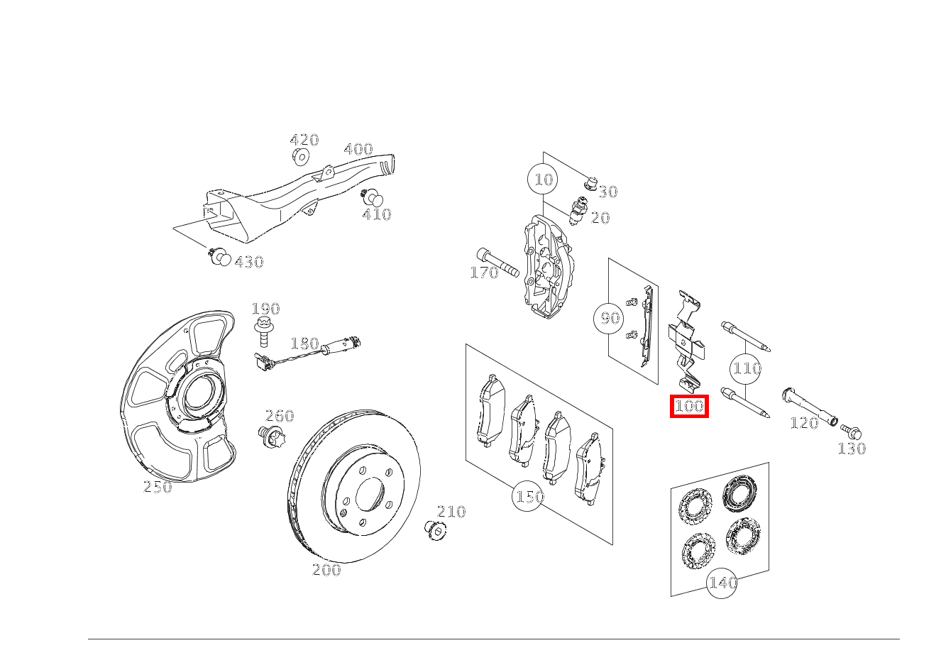 Spreizfeder Teilesatz SLS AMG Roadster 197 Spreizfeder Teilesatz SLS AMG Roadster 197