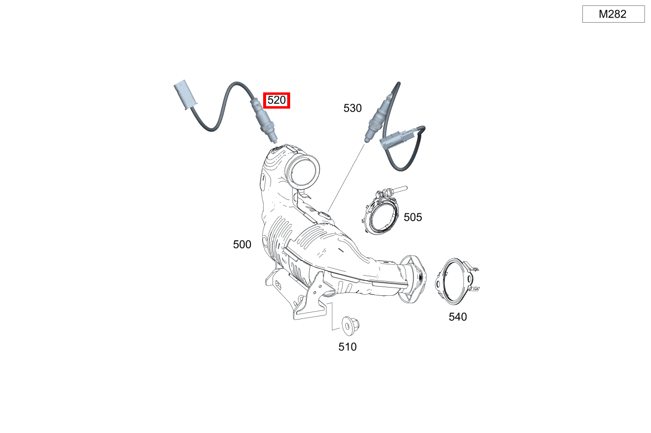 Lambdasonde Vor Katalysator E 400 4MATIC Cabriolet 238 Lambdasonde Vor Katalysator E 400 4MATIC Cabriolet 238