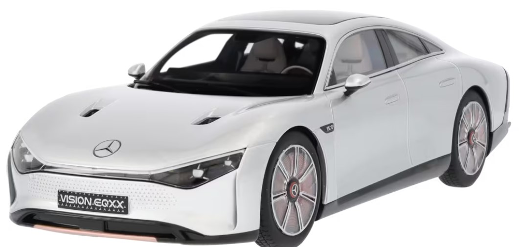 Vision EQXX, Showcar silber alubeam, NZG, 1:18 Vision EQXX, Showcar silber alubeam, NZG, 1:18