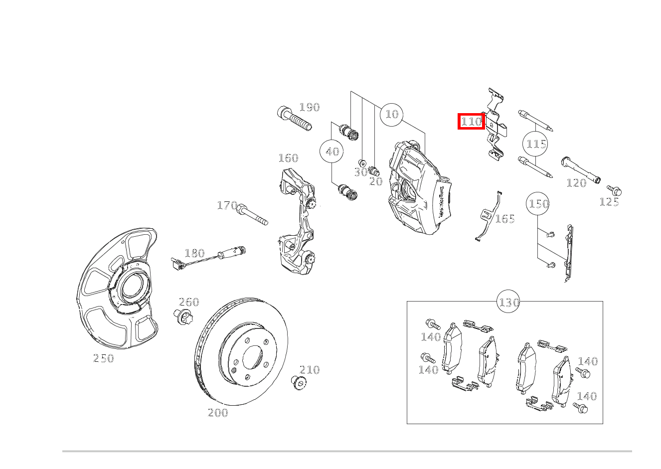 Spreizfeder Bremssattel links und rechts Mercedes-AMG CLS 63 4MATIC Shooting Brake 218 Spreizfeder Bremssattel links und rechts Mercedes-AMG CLS 63 4MATIC Shooting Brake 218