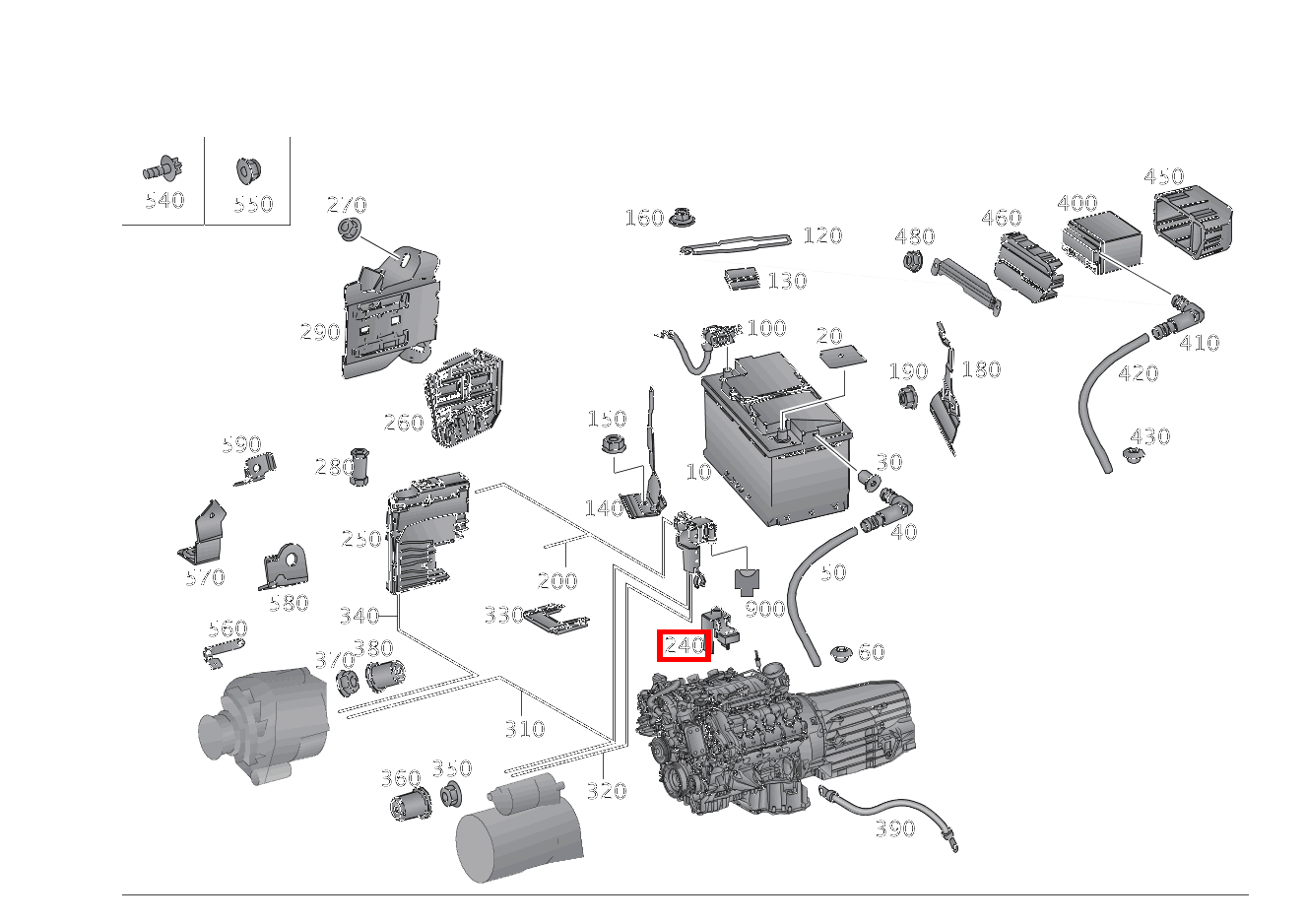 ABDECKUNG AUS KUNSTSTOFF SICHERUNG AN POLKLEMME SLK55 AMG 172