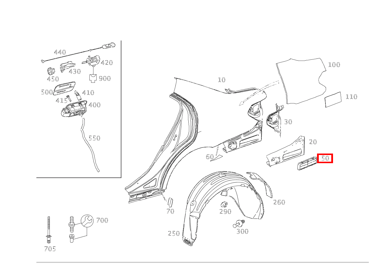ENTLUEFTUNG ENTLUEFTUNGSKLAPPE HINTEN RECHTS E 350 4MATIC Limousine BCA 212 ENTLUEFTUNG ENTLUEFTUNGSKLAPPE HINTEN RECHTS E 350 4MATIC Limousine BCA 212