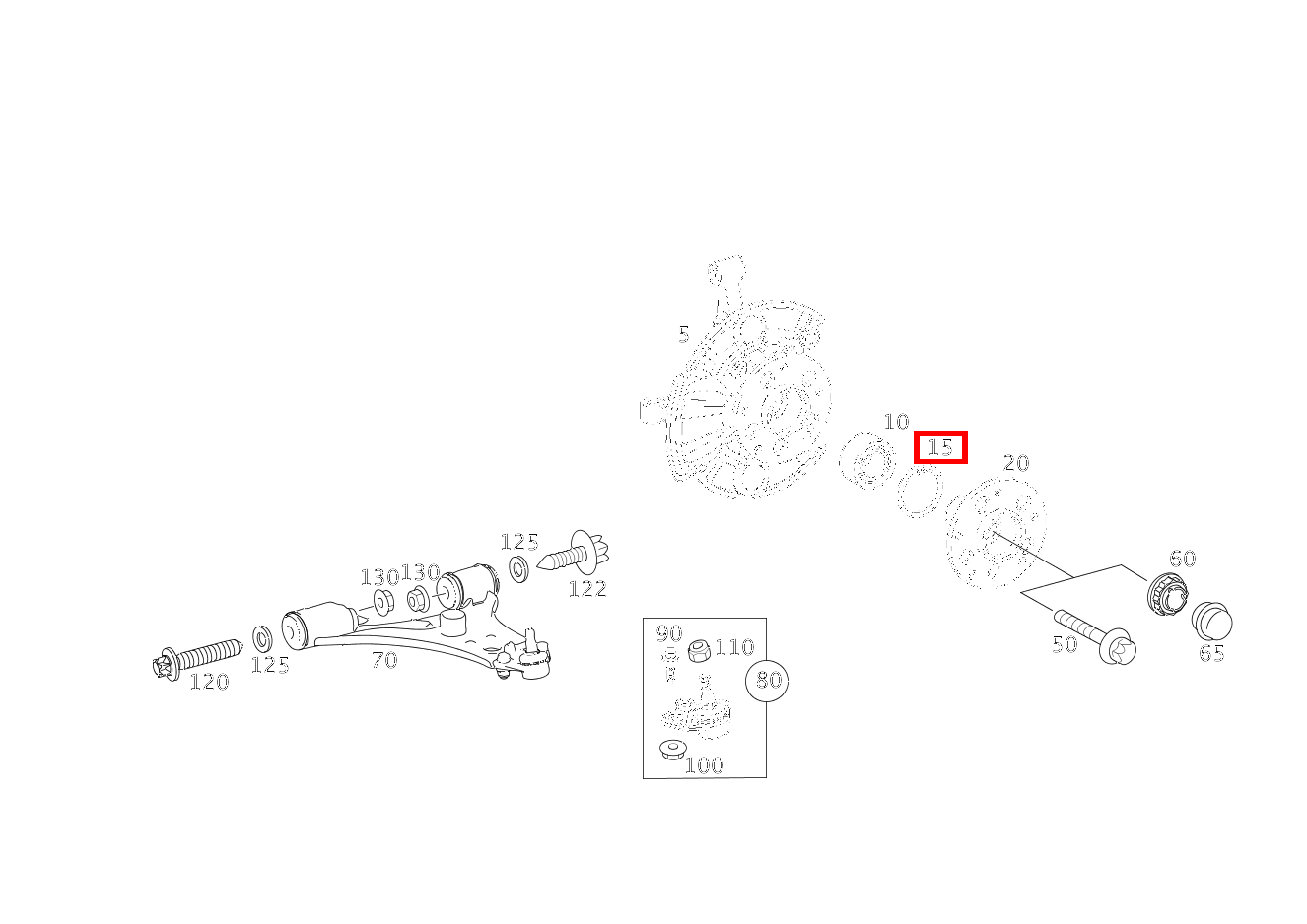 Sicherungsring RECHTS B 200 Turbo Sports Tourer 245 Sicherungsring RECHTS B 200 Turbo Sports Tourer 245