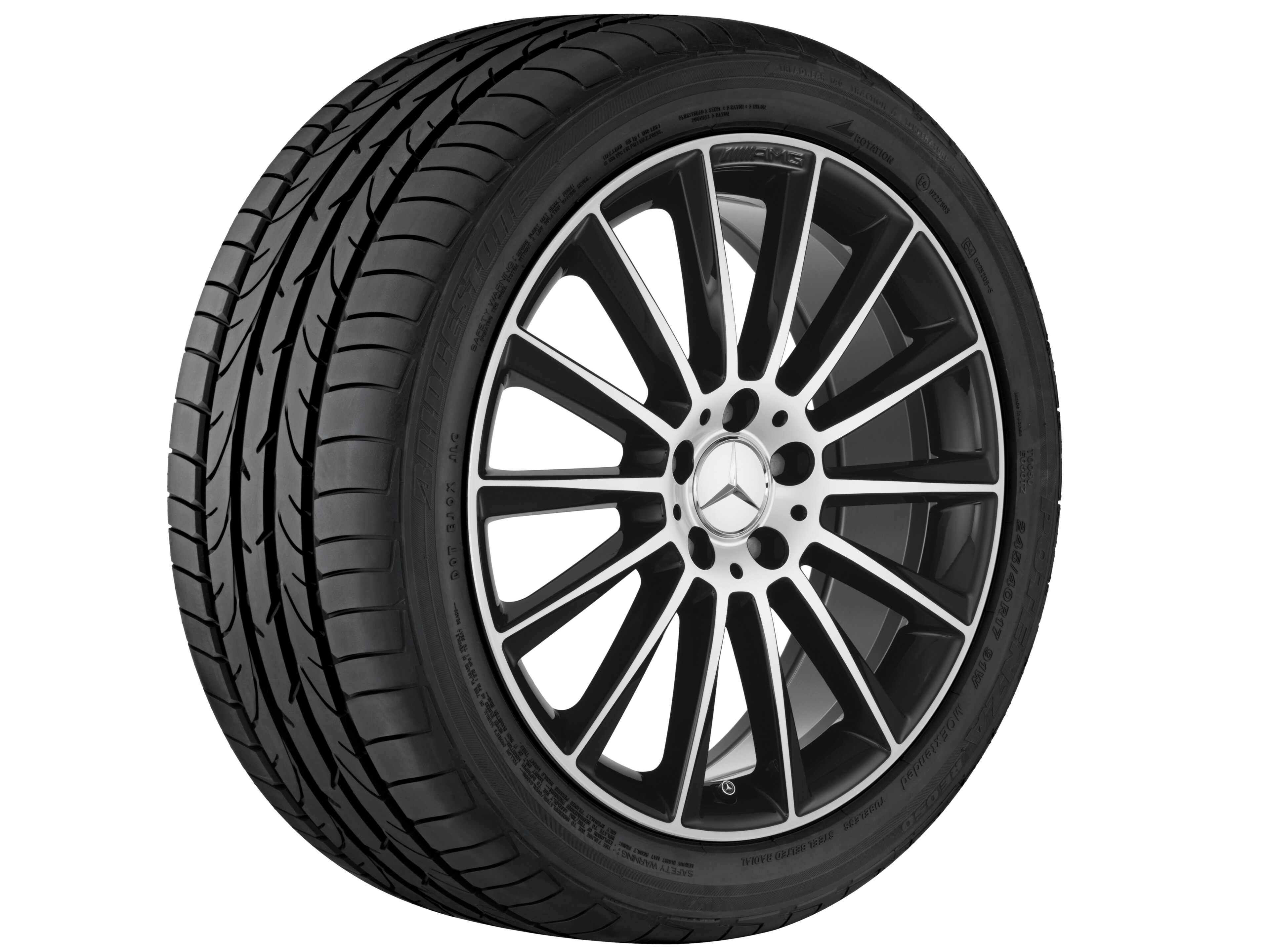 Mercedes-Benz - AMG Vielspeichen-Rad, 48,3 cm (19 Zoll) AMG Vielspeichen-Rad, 48,3 cm (19 Zoll)
