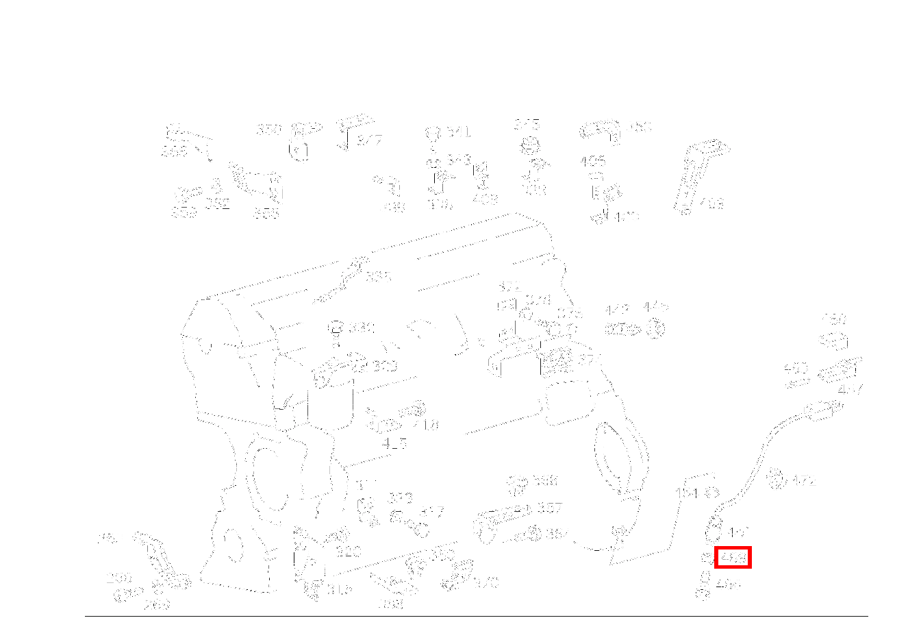 Federscheibe DREHZAHLGEBER AN OELWANNE 300TDT/E300DTDT 4M 124