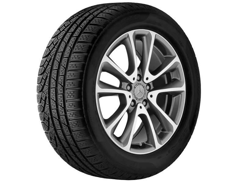 Original Mercedes-Benz 18 Zoll 5-Doppelspeichen-Rad tremolit 