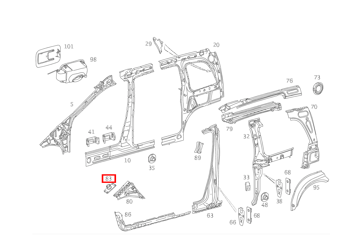 BLECHMUTTER M6 Vaneo 1.6 TREND 414 BLECHMUTTER M6 Vaneo 1.6 TREND 414