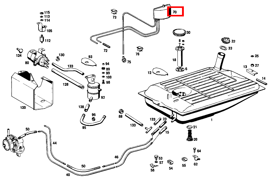 Ausgleichsbehälter 280 CE 114 Ausgleichsbehälter 280 CE 114