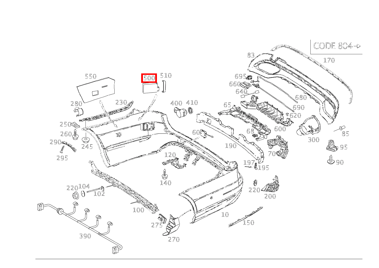 thumbnail image 2 of Mercedes Blind Spot Radar Sensor – Original A0009052504 For W205, W212, GLC, GLA & More Models 2 of 12