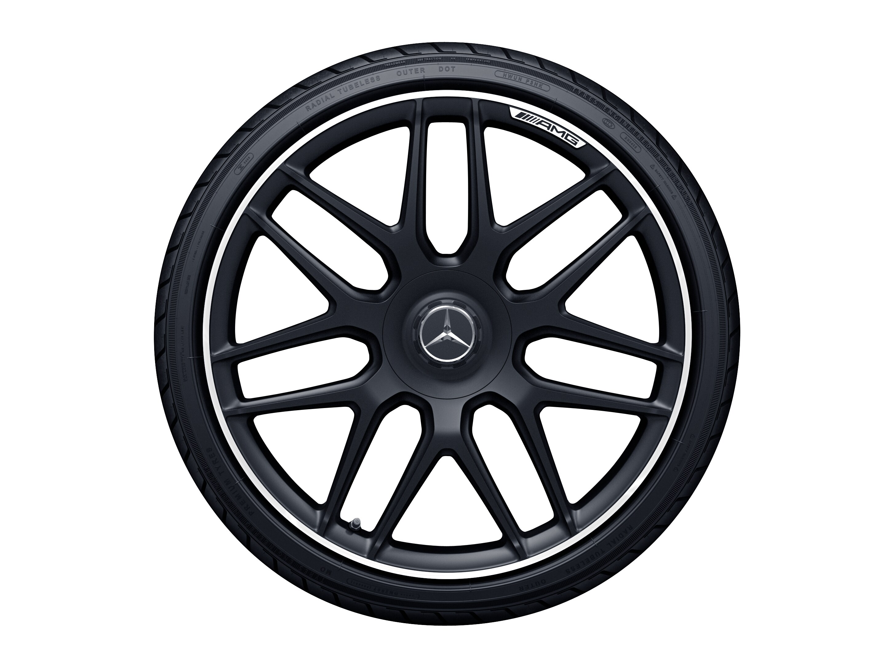 Mercedes-Benz - AMG Schmiederad im Kreuzspeichen-Design, 50,8 AMG Schmiederad im Kreuzspeichen-Design, 50,8