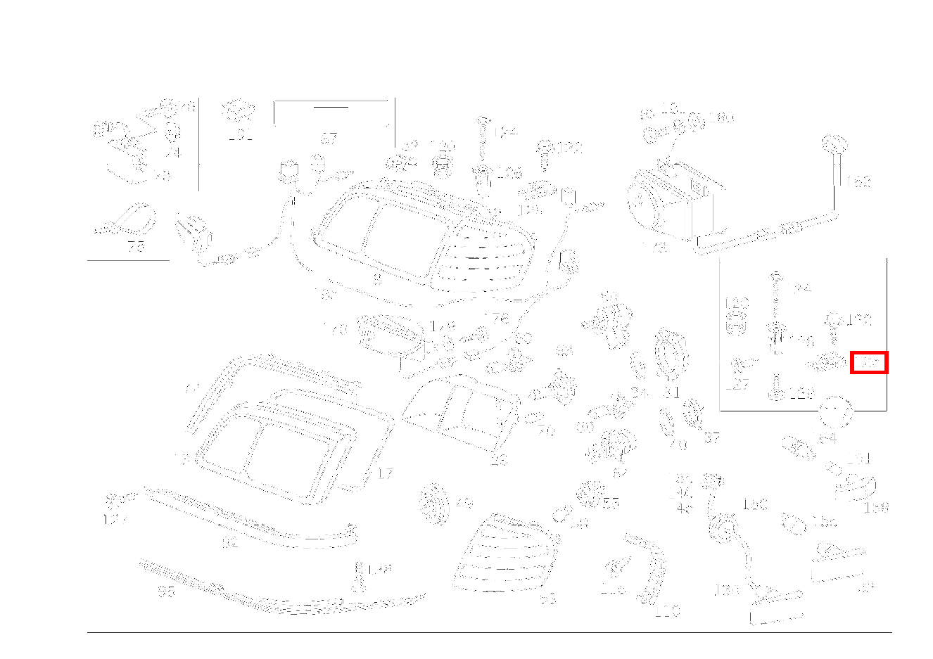 Clipsmutter BEFESTIGUNGSMATERIAL LEUCHTEINHEIT E 350 Limousine 211