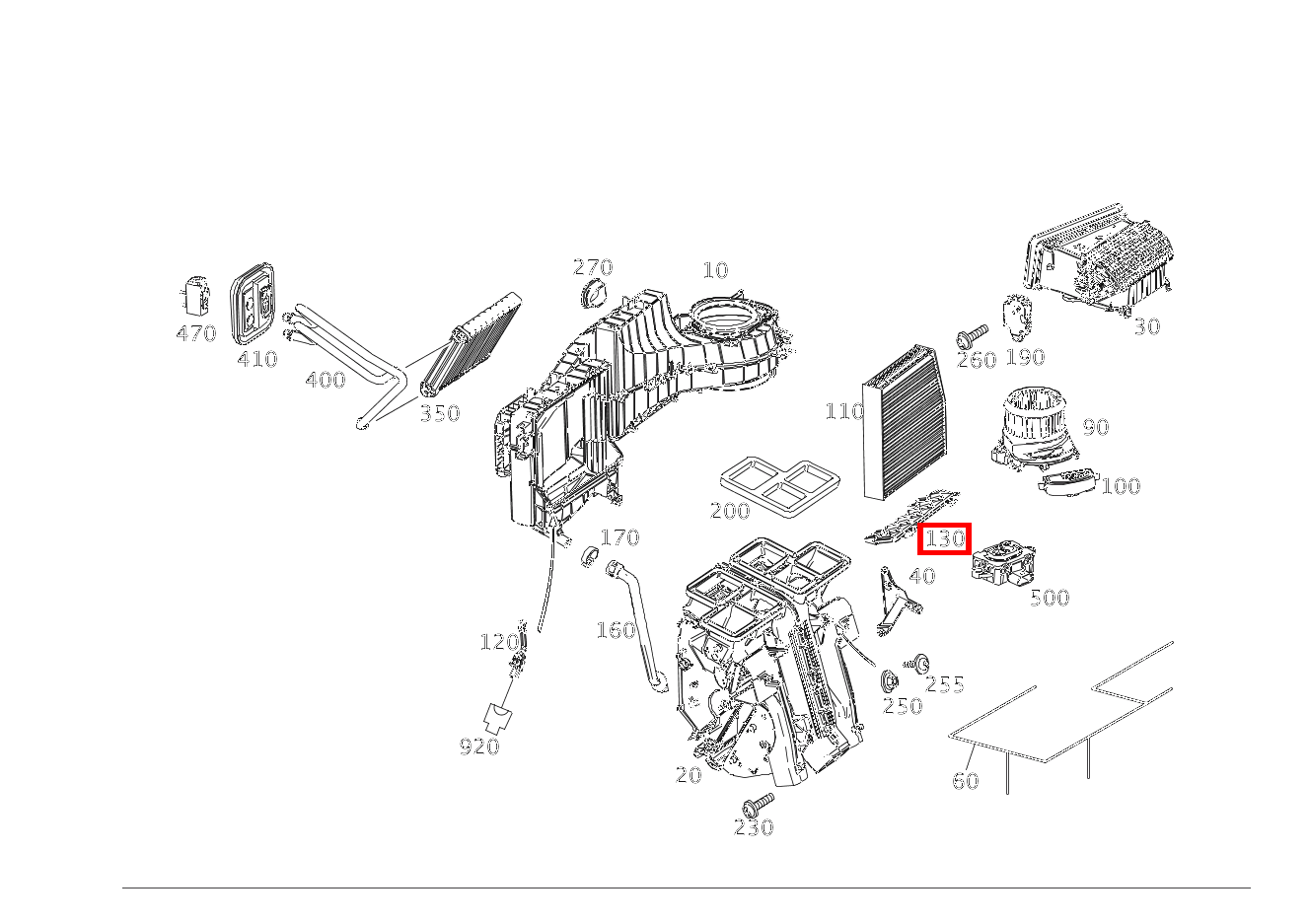 Abdeckklappe KOMBIFILTER ELECTRIC DRIVE 242