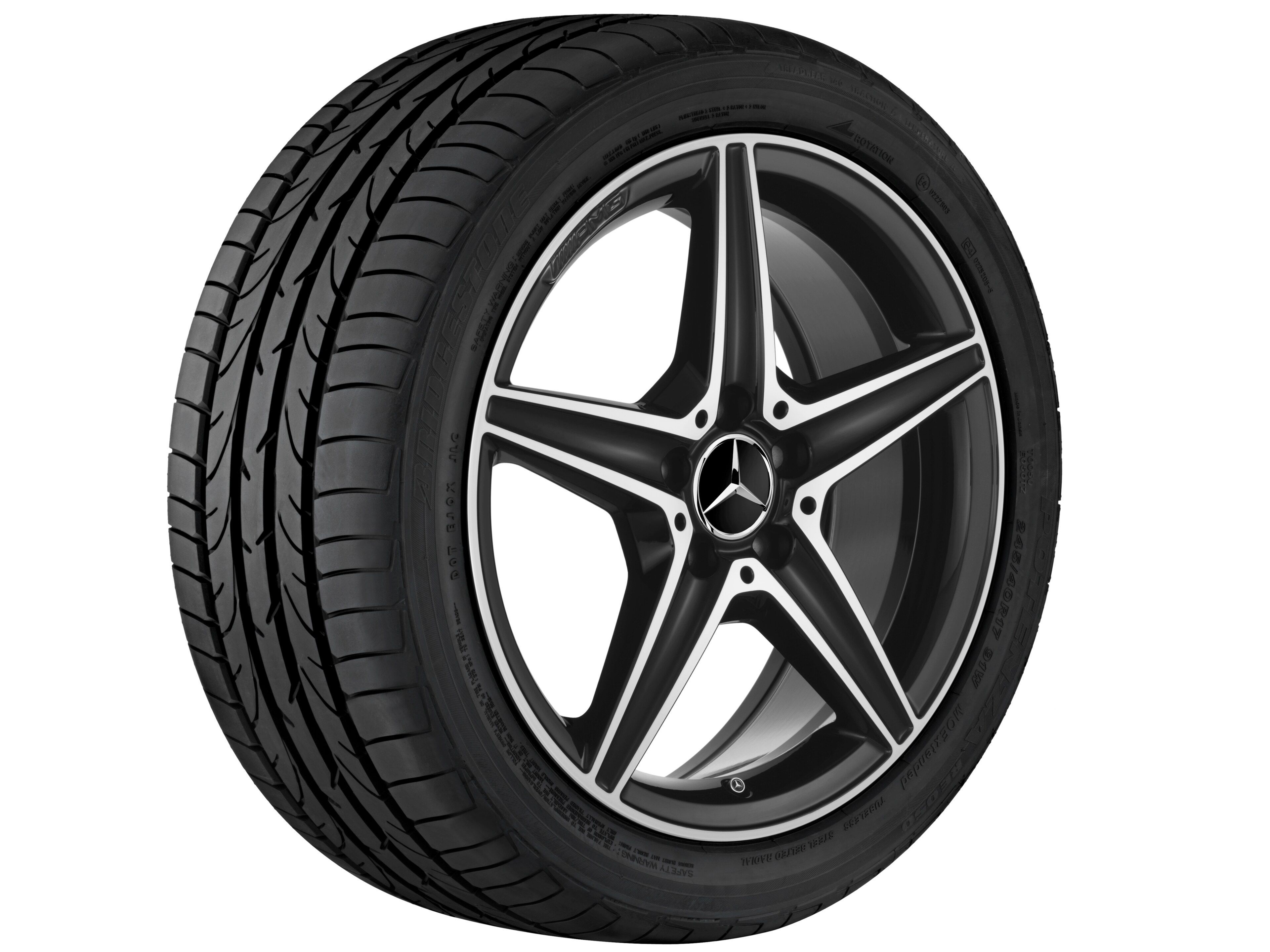 Mercedes-Benz - AMG 5-Speichen-Rad, 45,7 cm (18 Zoll) AMG 5-Speichen-Rad, 45,7 cm (18 Zoll)