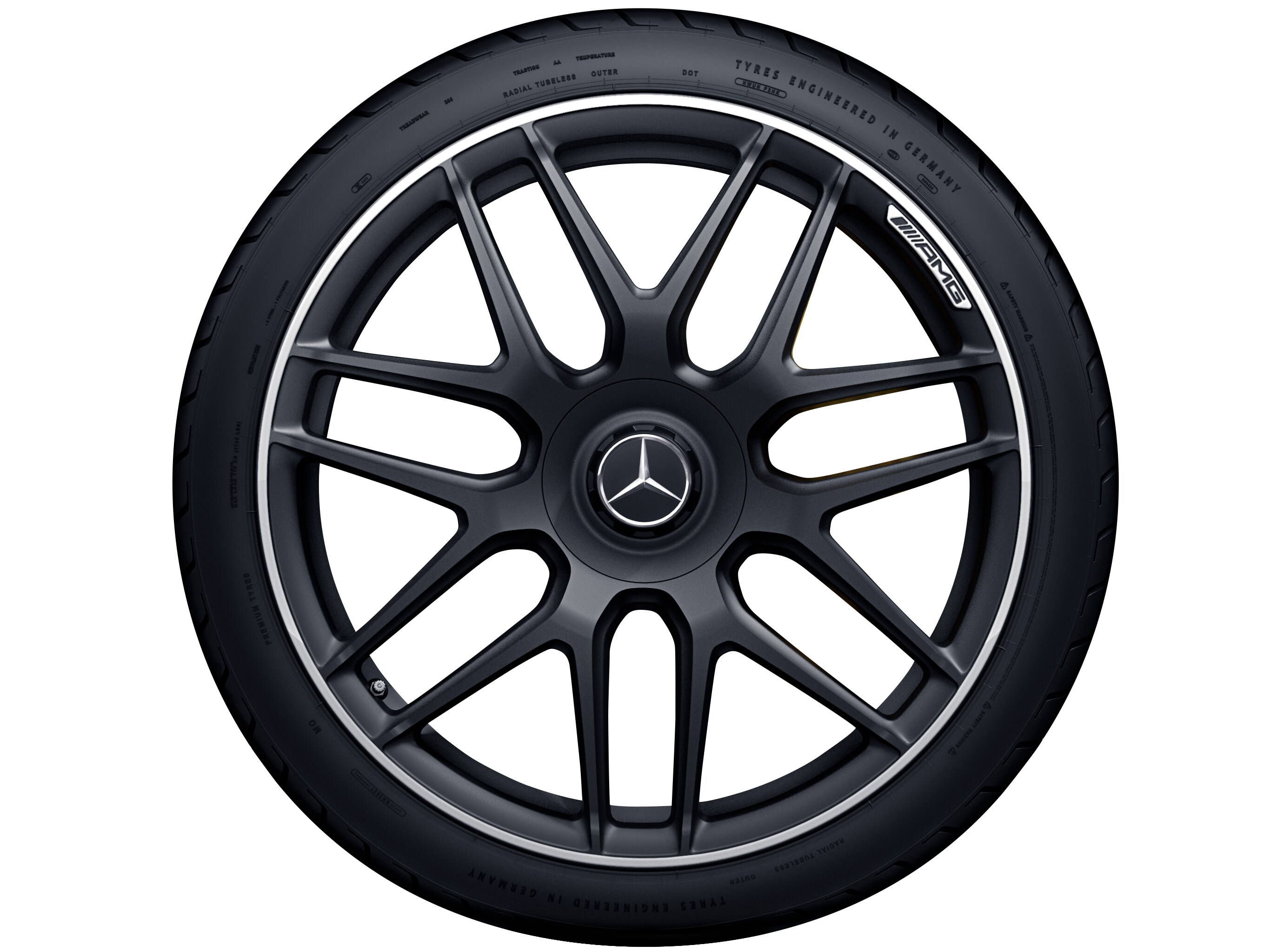 Mercedes-Benz - AMG Schmiederad im Kreuzspeichen-Design, 50,8 AMG Schmiederad im Kreuzspeichen-Design, 50,8