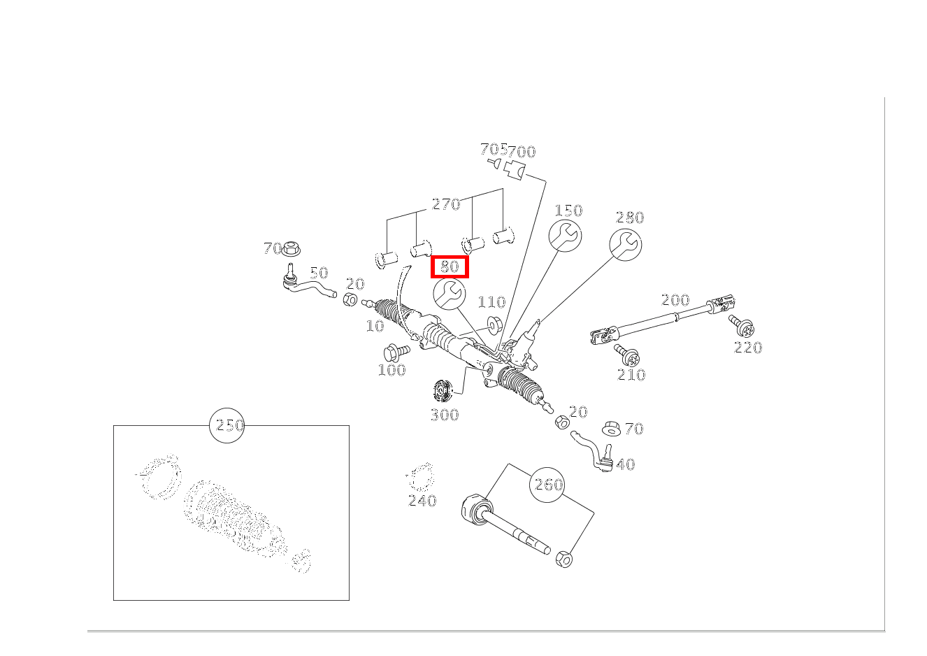 DICHT.SATZ LENKGETRIEBE REPARATURSATZ FUER OELLEITUNGEN GL 500 4MATIC Off-Roader 164 DICHT.SATZ LENKGETRIEBE REPARATURSATZ FUER OELLEITUNGEN GL 500 4MATIC Off-Roader 164