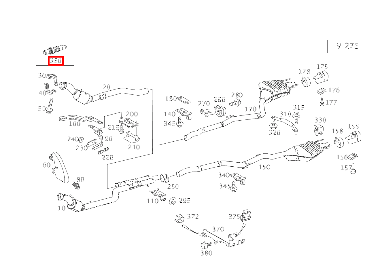 Lambdasonde DIAGNOSESONDE NACH KATALYSATOR CL 65AMG 216 Lambdasonde DIAGNOSESONDE NACH KATALYSATOR CL 65AMG 216