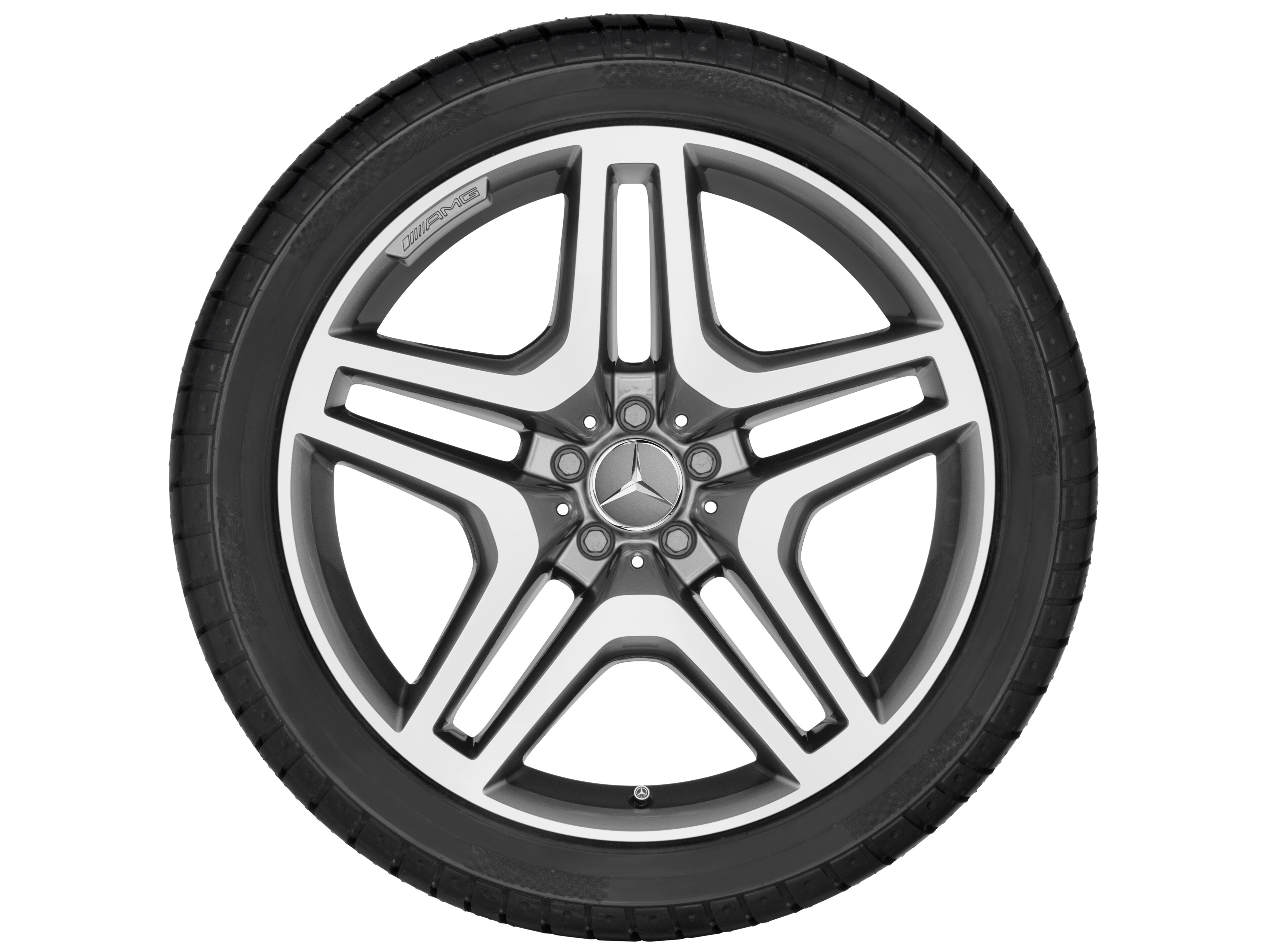 Mercedes-Benz - AMG 5-Doppelspeichen-Rad, 53,3 cm (21 Zoll) AMG 5-Doppelspeichen-Rad, 53,3 cm (21 Zoll)