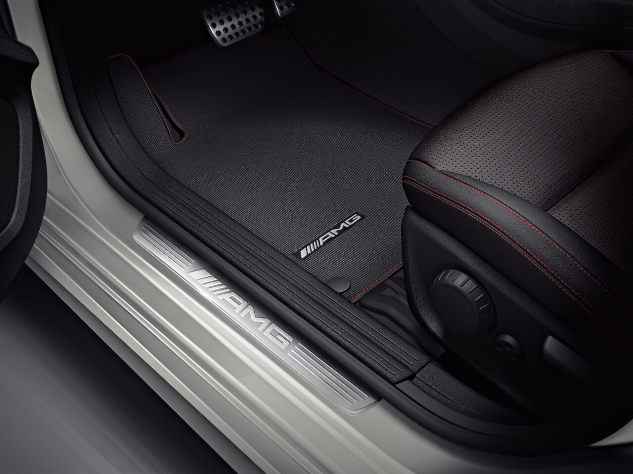 AMG Einstiegsleisten, unbeleuchtet, Satz 2-fa