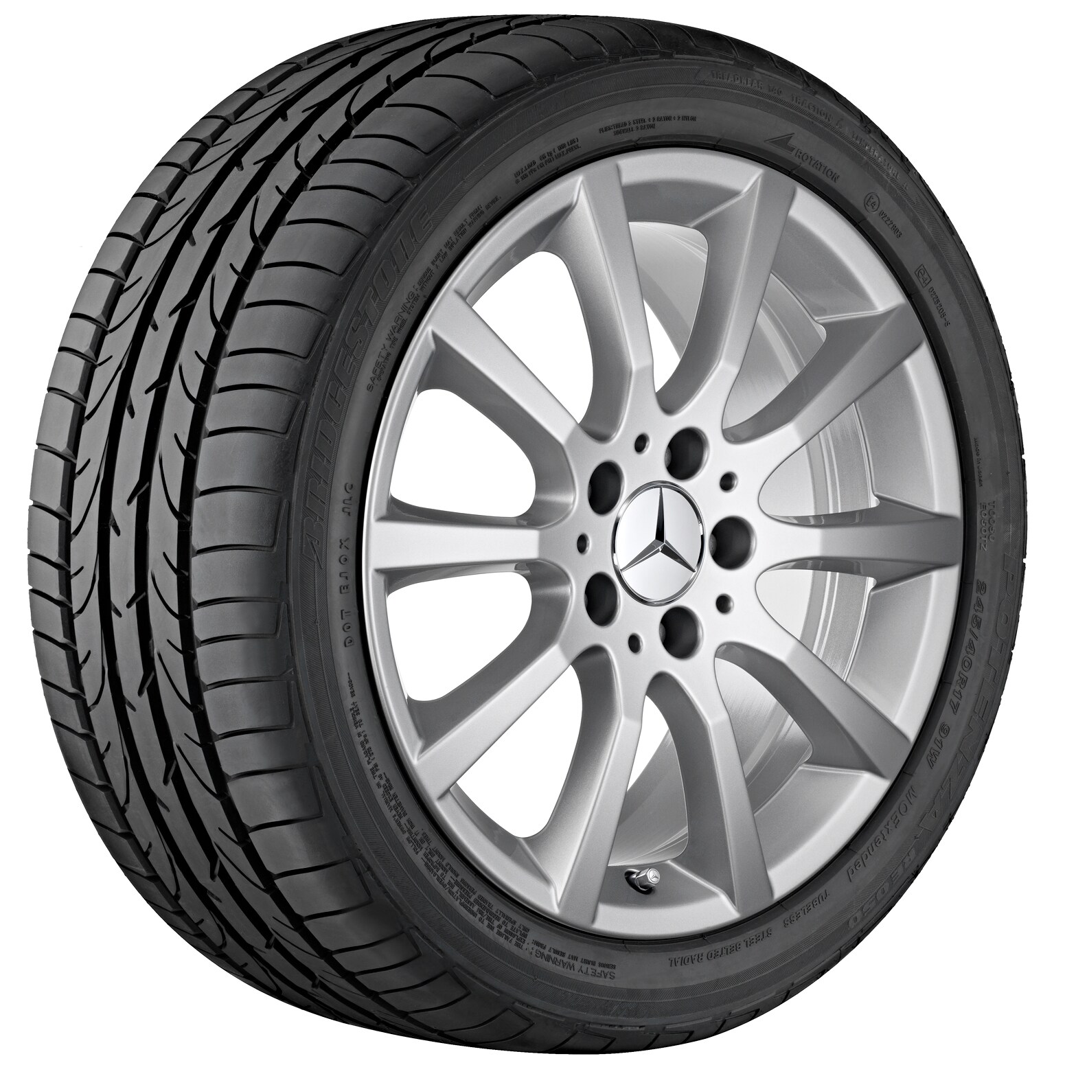 MB 10-Speichen-Rad, 43,2 cm (17 Zoll)