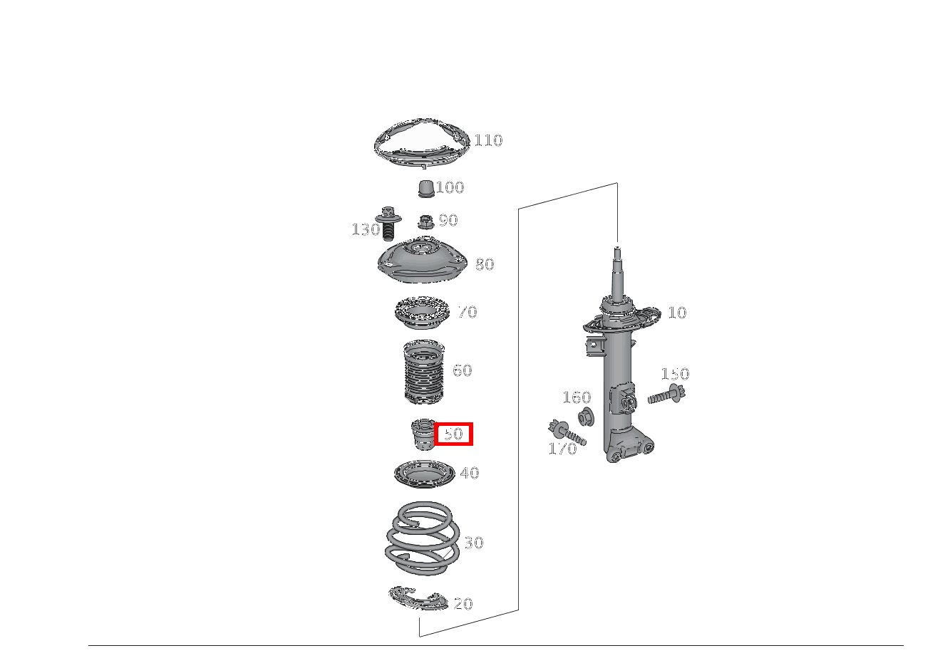 Zusatzfeder Anschlagpuffer SLK55 AMG 172 Zusatzfeder Anschlagpuffer SLK55 AMG 172