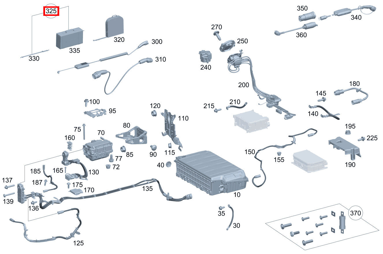 TEXTILTASCHE Ladekabel für CLA 118, C 206, GLE 167-Klasse kaufen