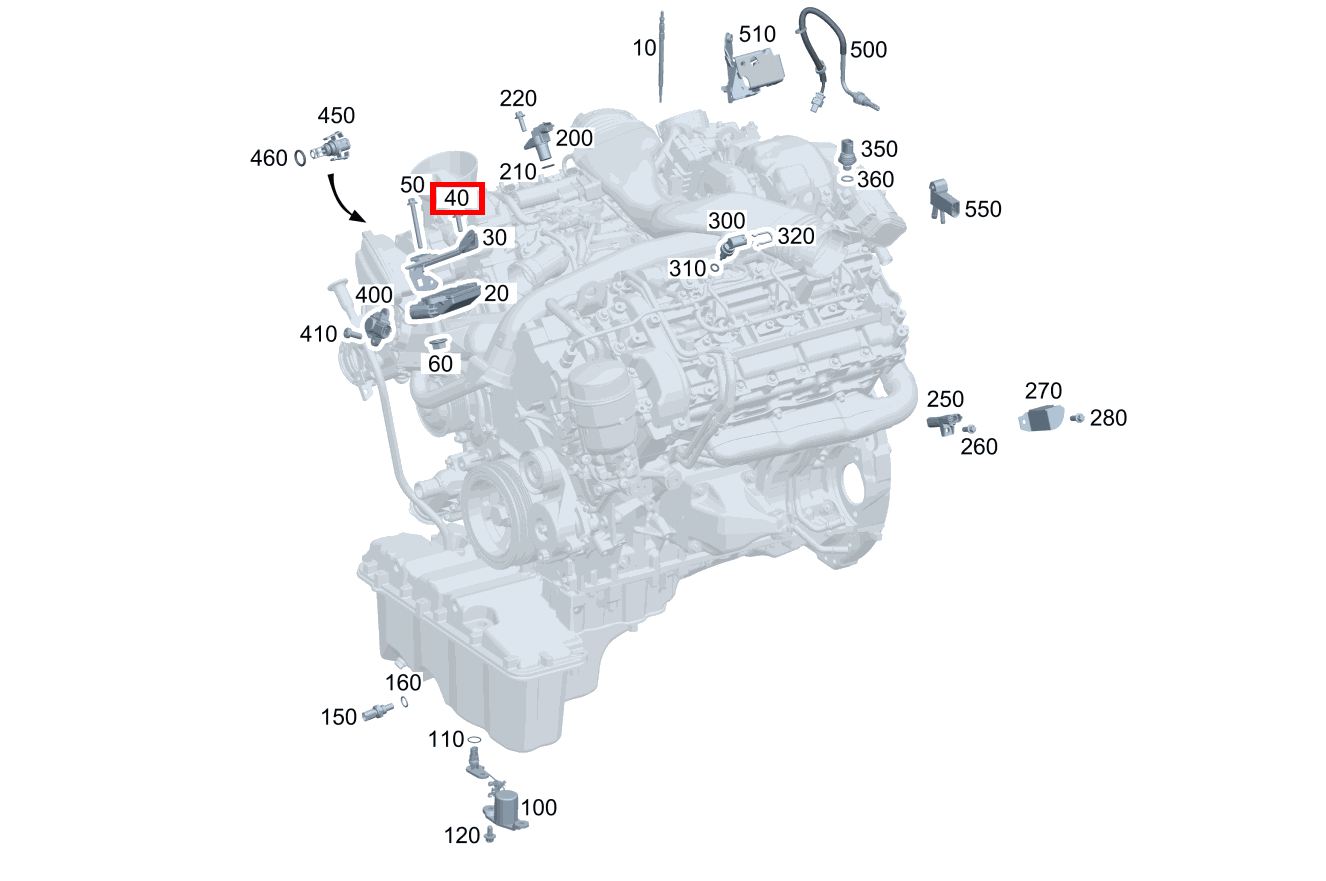 Sechsrundschraube Steuergerät an Ladeluftquerrohr; M6X20 CLS 350 CDI Coupé RL 219 Sechsrundschraube Steuergerät an Ladeluftquerrohr; M6X20 CLS 350 CDI Coupé RL 219