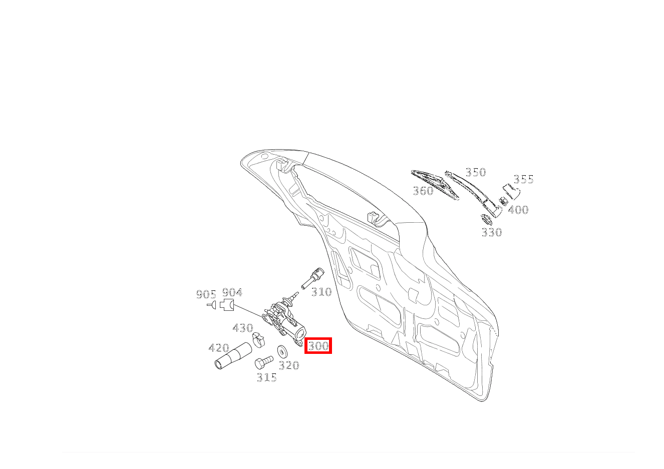 Wischermotor RUECKWANDTUER B 200 Turbo Sports Tourer 245 Wischermotor RUECKWANDTUER B 200 Turbo Sports Tourer 245