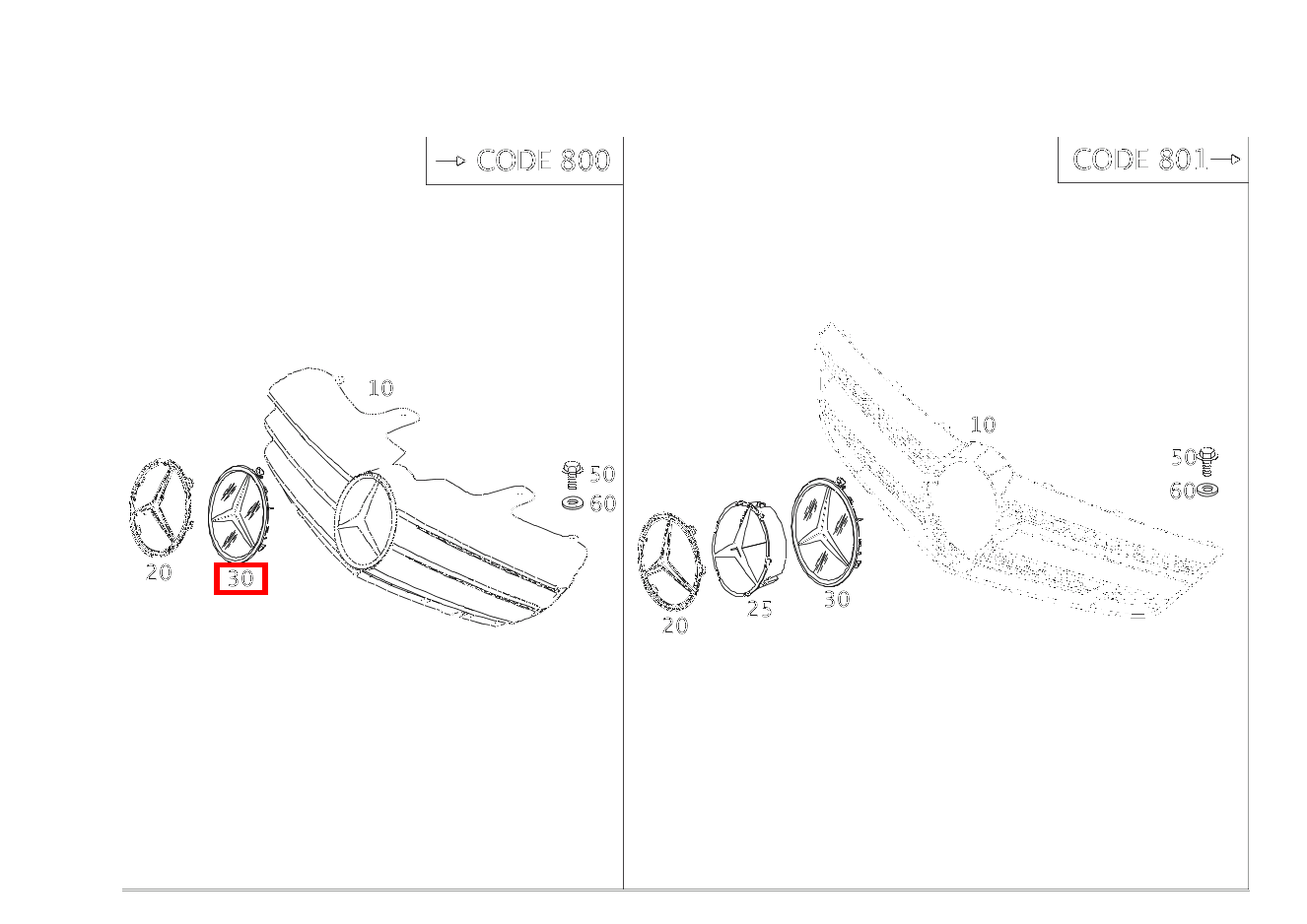Grundplatte KUEHLERVERKLEIDUNG CL 500 Coupé 4M BCA 216 Grundplatte KUEHLERVERKLEIDUNG CL 500 Coupé 4M BCA 216