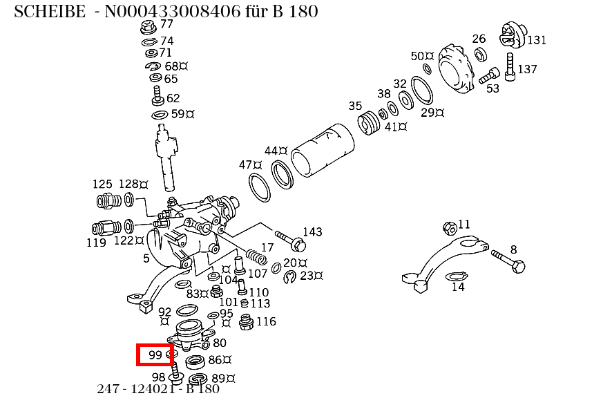 Scheibe B 180 247 Scheibe B 180 247