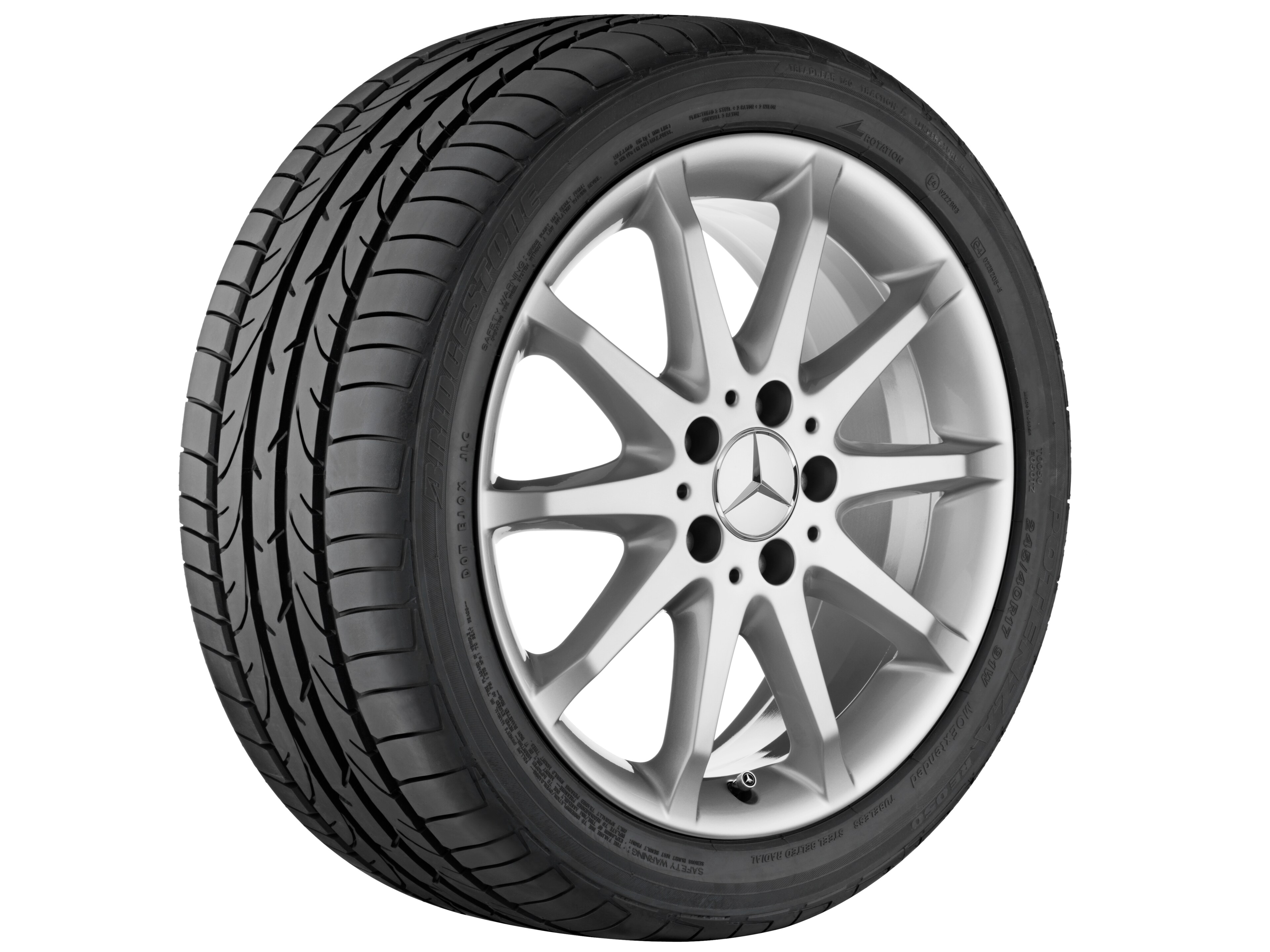 MB 10-Speichen-Rad, 43,2 cm (17 Zoll)