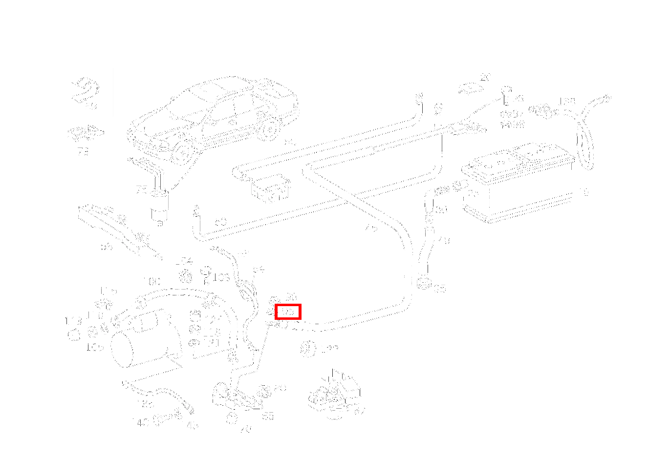 Federscheibe LEITUNGSSATZ AN LEITUNGSVERBINDER C 230 220