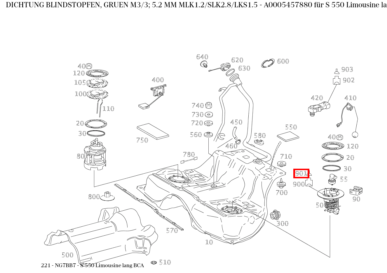 ABDICHTUNG BLINDSTOPFEN, GRUEN M3/3; 5.2 MM MLK1.2/SLK2.8/LKS1.5 S 550 Limousine lang BCA 221 ABDICHTUNG BLINDSTOPFEN, GRUEN M3/3; 5.2 MM MLK1.2/SLK2.8/LKS1.5 S 550 Limousine lang BCA 221