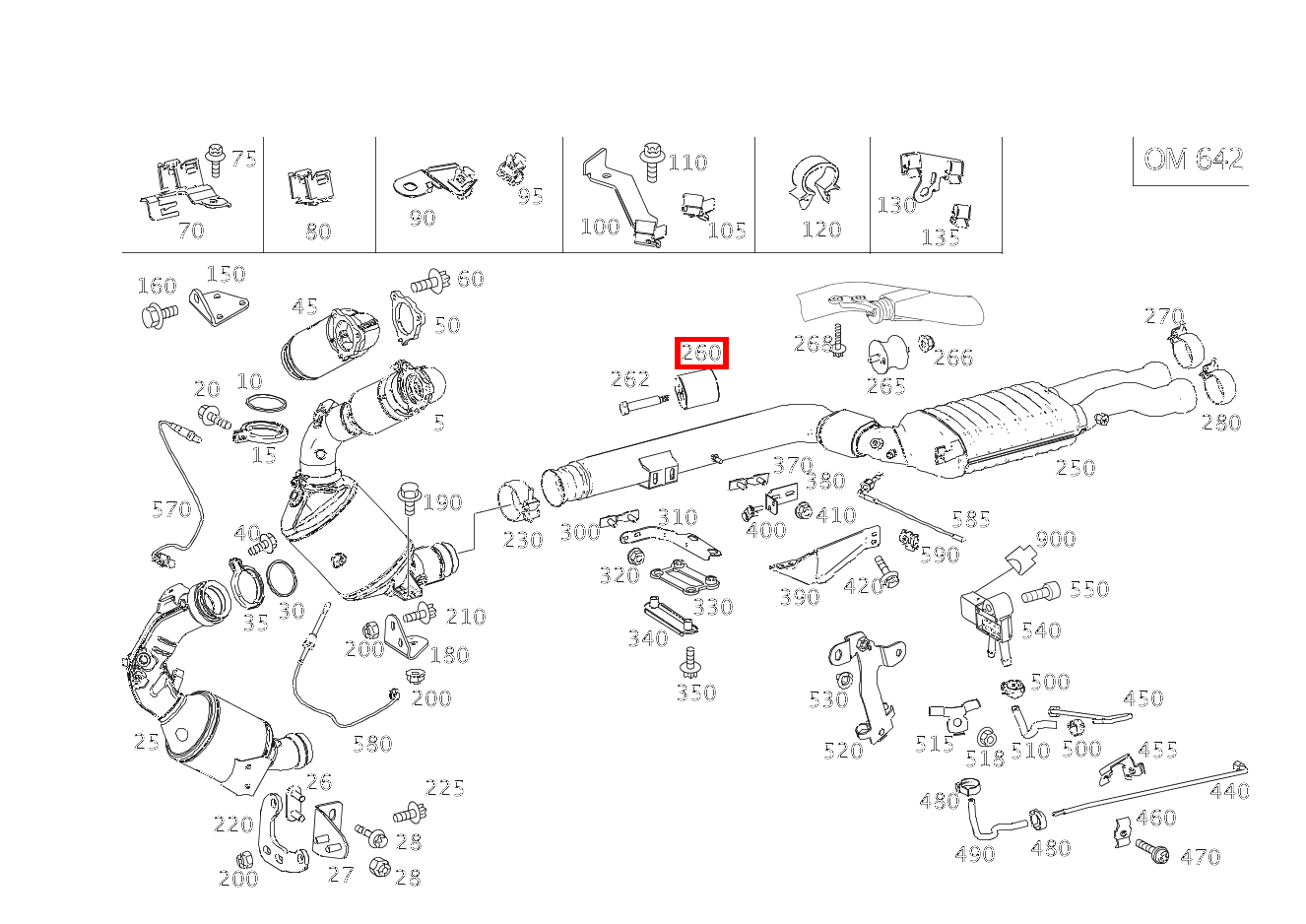 Schwingungstilger AN PARTIKELFILTER C320TCDI 4M 204 Schwingungstilger AN PARTIKELFILTER C320TCDI 4M 204