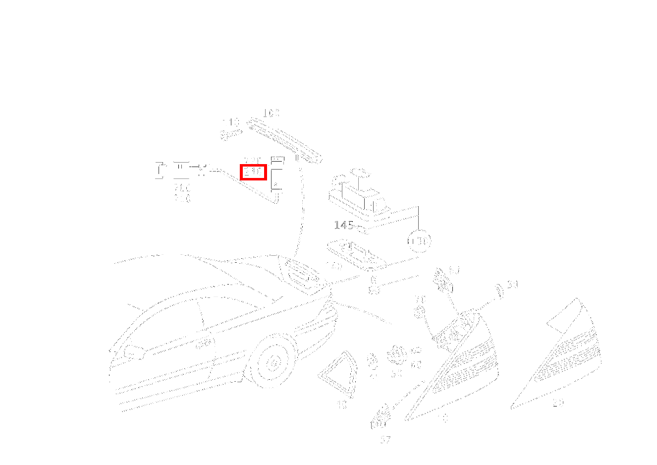 Kontaktbuchse ZUSATZBREMSLEUCHTE; 0.5-0.75 MM2 MQS CL 65 AMG Coupé 215 Kontaktbuchse ZUSATZBREMSLEUCHTE; 0.5-0.75 MM2 MQS CL 65 AMG Coupé 215