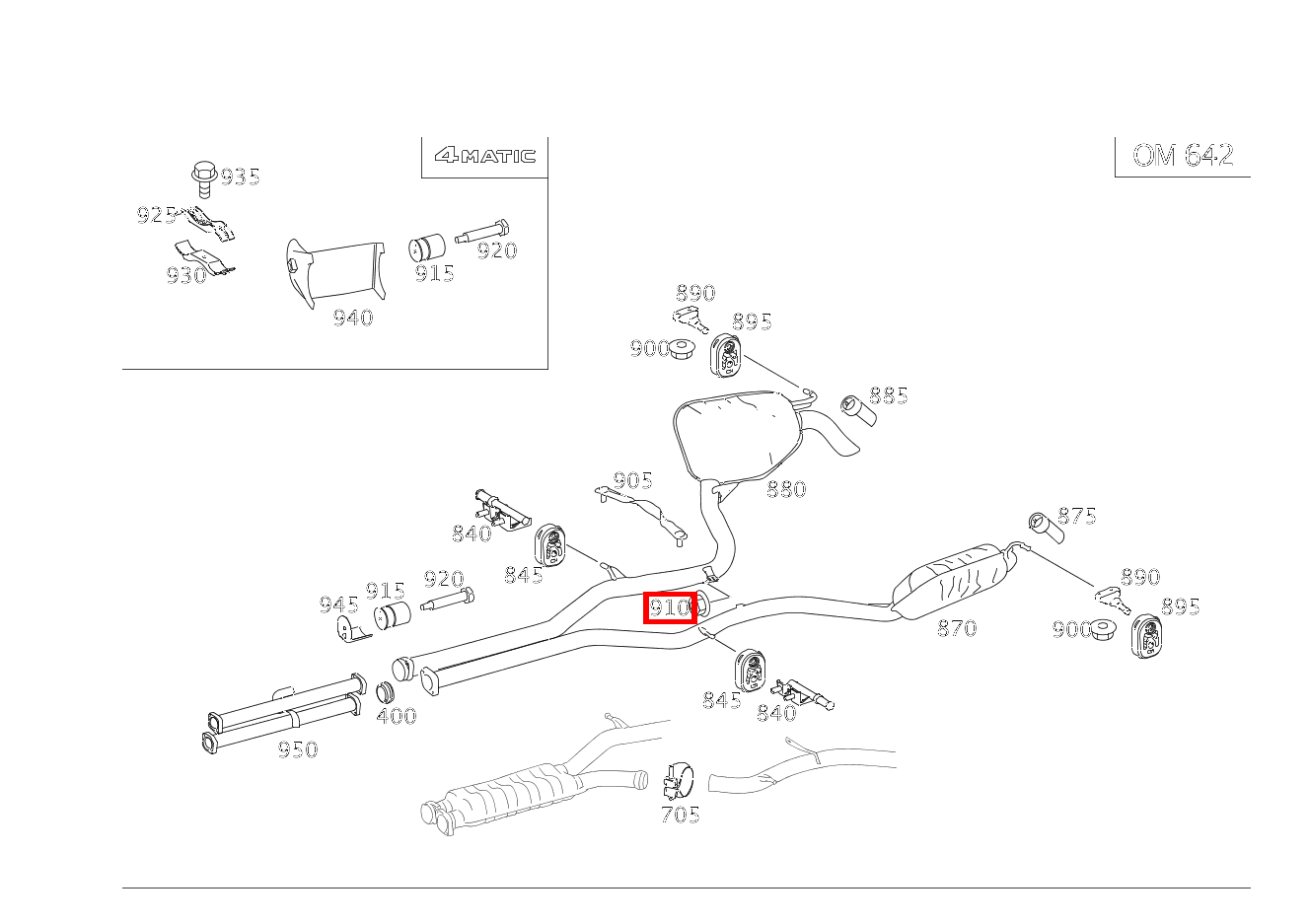 Sechskantmutter AUSPUFFROHR LINKS AN AUSPUFFROHR RECHTS; M8 E280CDI SONDERAUFB 211 Sechskantmutter AUSPUFFROHR LINKS AN AUSPUFFROHR RECHTS; M8 E280CDI SONDERAUFB 211