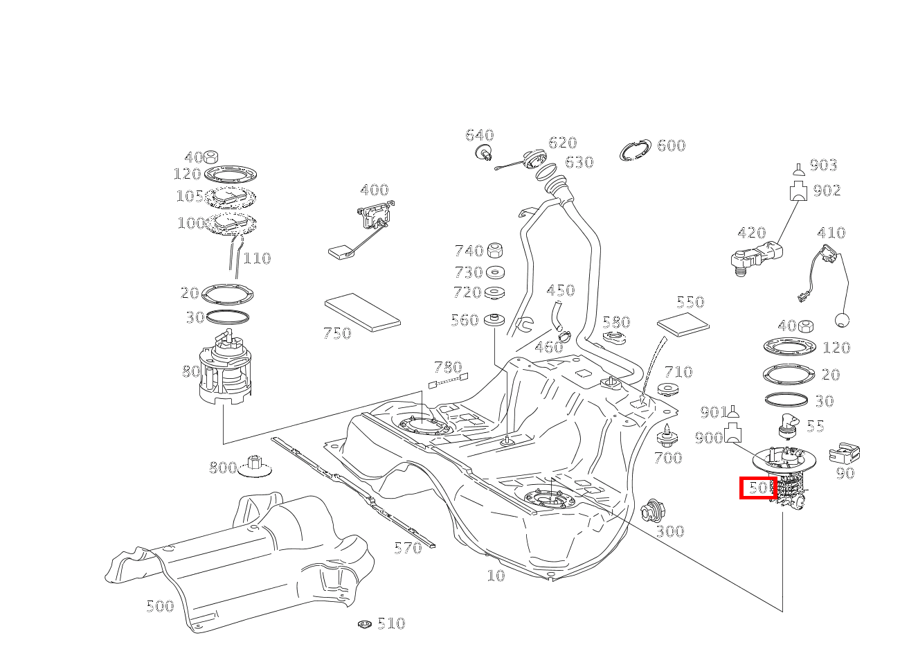 KRAFTSTOFF-FILTEREINHEIT KRAFTSTOFFTANK S 550 Limousine lang BCA 221 KRAFTSTOFF-FILTEREINHEIT KRAFTSTOFFTANK S 550 Limousine lang BCA 221