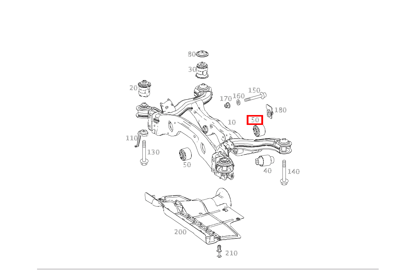 Gummilager ACHSGEHAEUSE AN HINTERACHSTRAEGER, HINTEN Mercedes-AMG GLA 45 4MATIC Sport Utility Vehicle 156 Gummilager ACHSGEHAEUSE AN HINTERACHSTRAEGER, HINTEN Mercedes-AMG GLA 45 4MATIC Sport Utility Vehicle 156