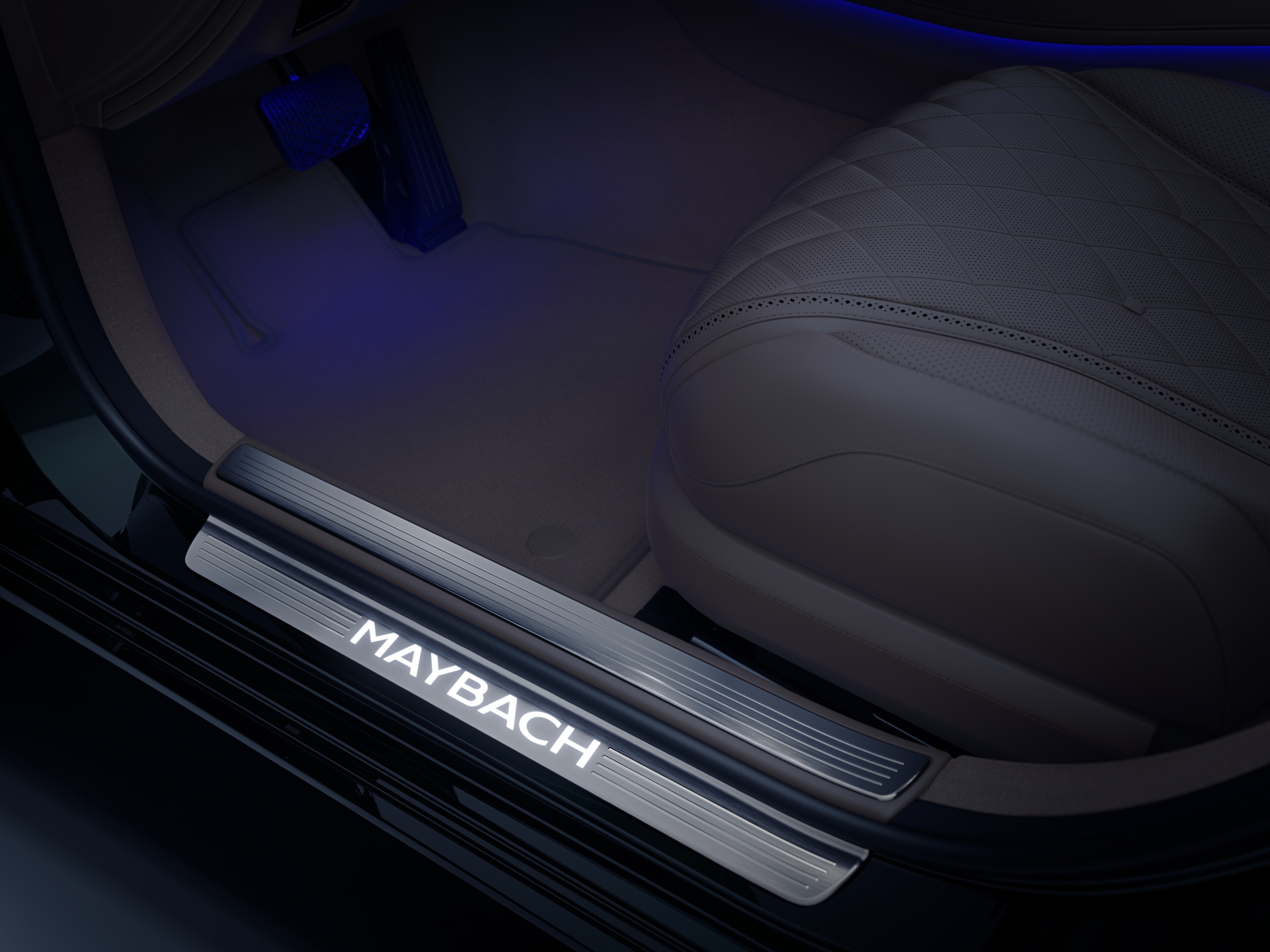 Mercedes-Benz - Einstiegsleiste, beleuchtet, 4-fach, Maybach Einstiegsleiste, beleuchtet, 4-fach, Maybach