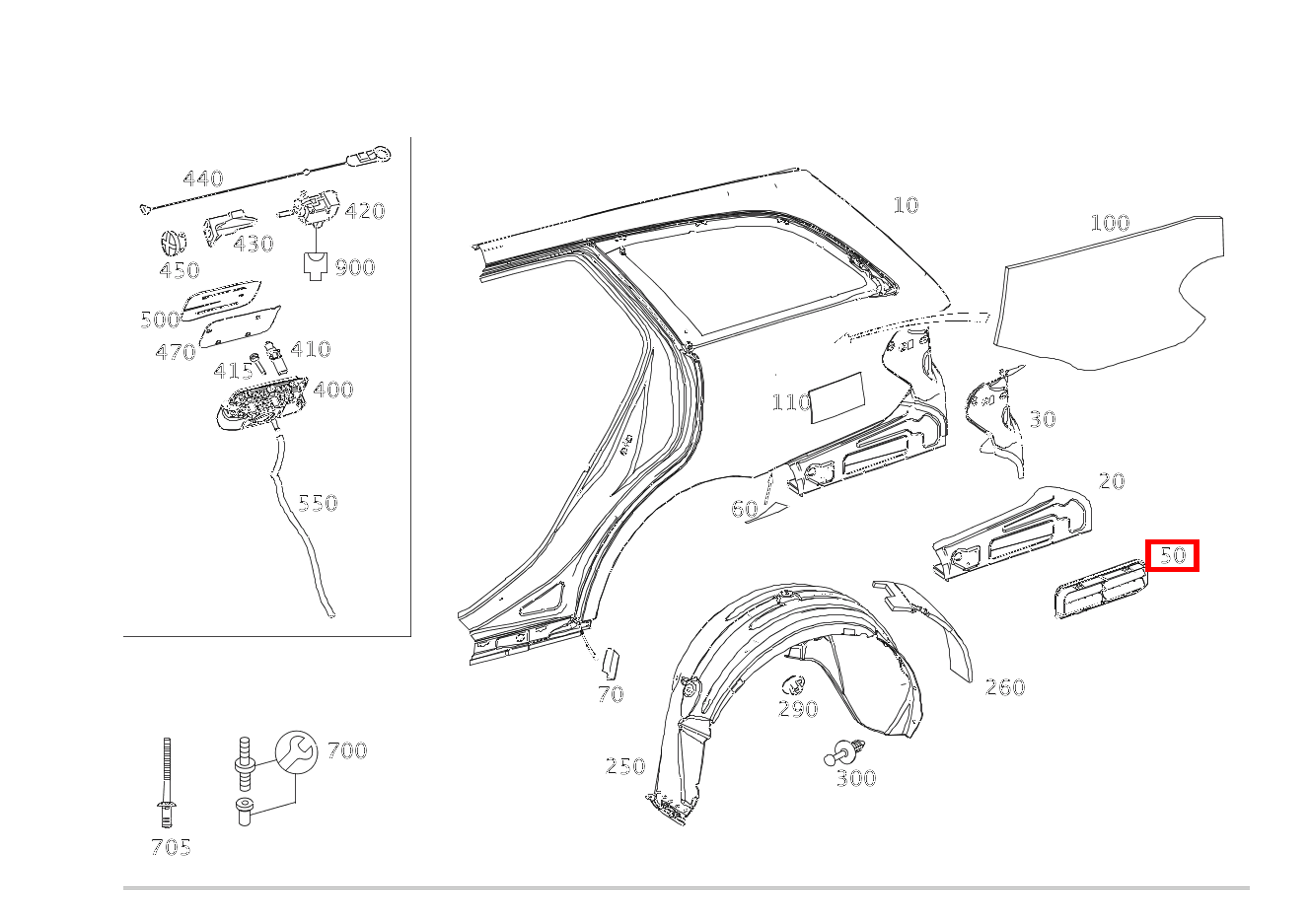 ENTLUEFTUNG ENTLUEFTUNGSKLAPPE HINTEN LINKS E 200 Limousine 213 ENTLUEFTUNG ENTLUEFTUNGSKLAPPE HINTEN LINKS E 200 Limousine 213