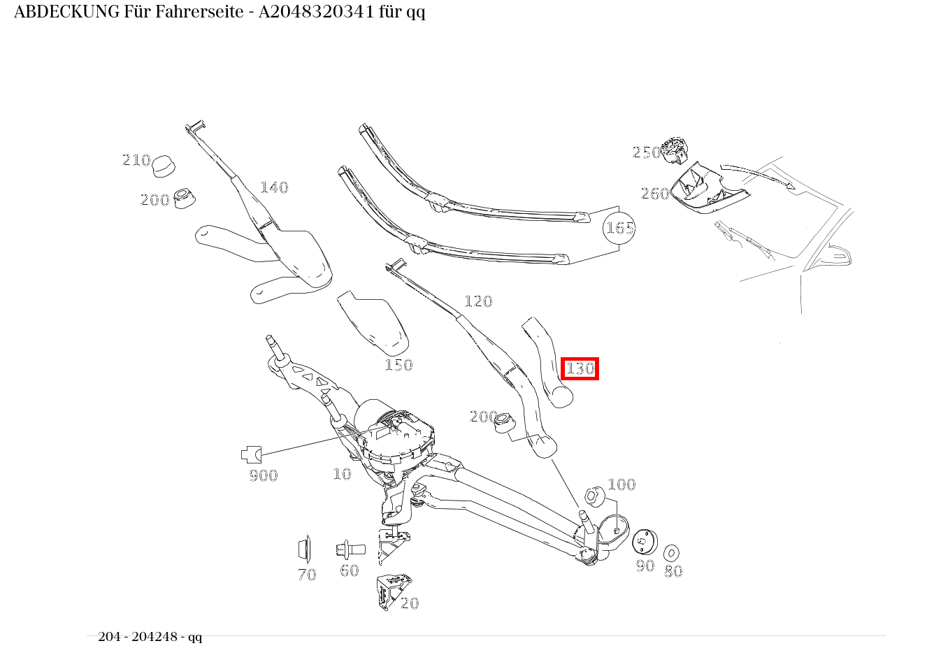 Abdeckung Für Fahrerseite qq 204