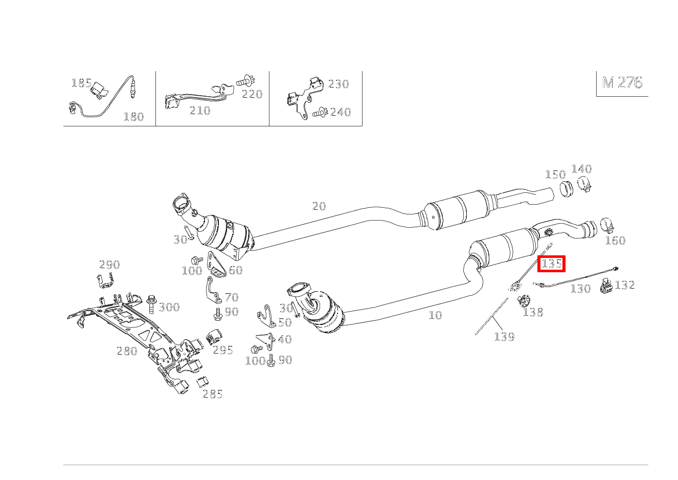 Nox-Sensor Links und rechts GLK350 4M BE 204 Nox-Sensor Links und rechts GLK350 4M BE 204