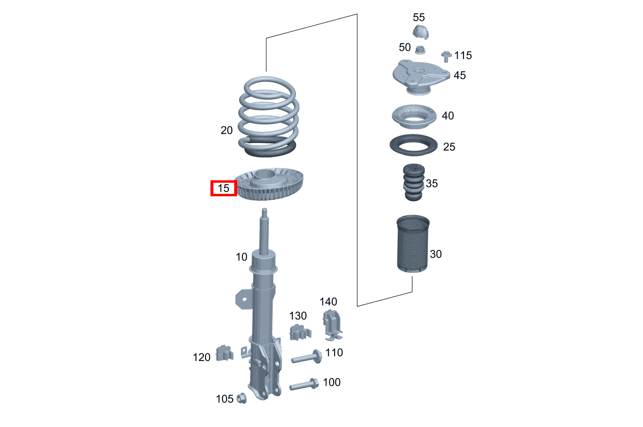 Federteller UNTEN LINKS UND RECHTS Vito Kastenwagen 116 BlueTEC K 201 Federteller UNTEN LINKS UND RECHTS Vito Kastenwagen 116 BlueTEC K 201