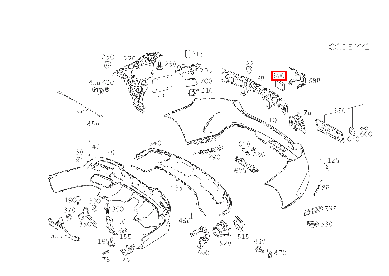Radarsensor SPURHALTE-ASSISTENT / HECKKOLLISIONSWARNSYSTEM Mercedes-AMG GLE 63 4MATIC Coupé BCA 292
