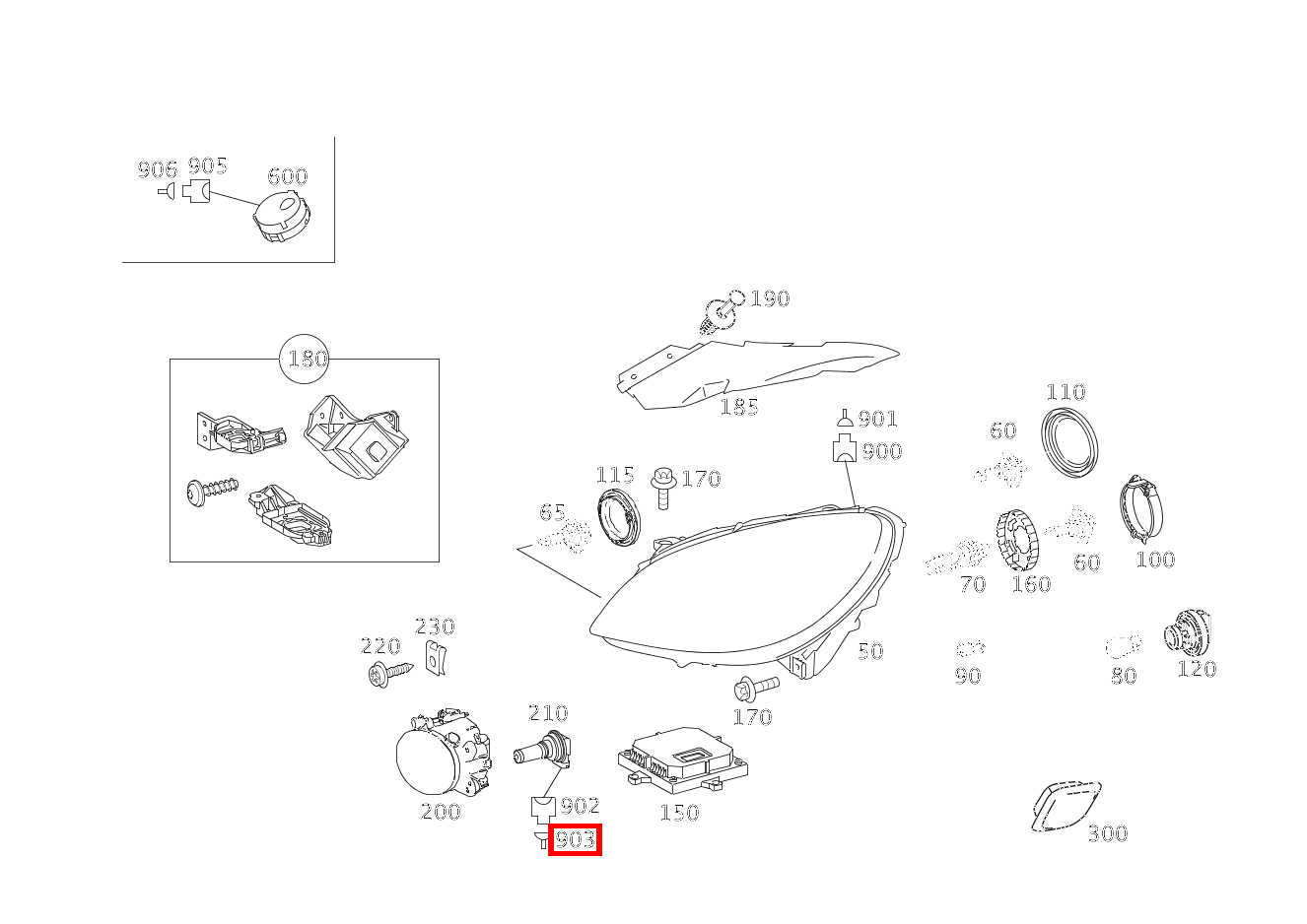 Kontaktbuchse 0.5-0.75 MM2 SLK2.8 B 200 Turbo Sports Tourer 245