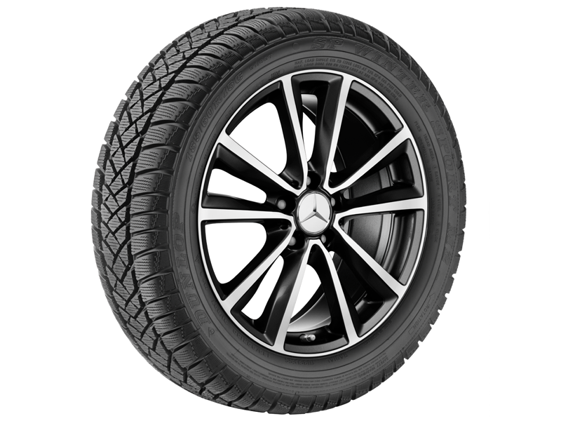 Original Mercedes-Benz 18 Zoll 5-Doppelspeichen-Rad schwarz 